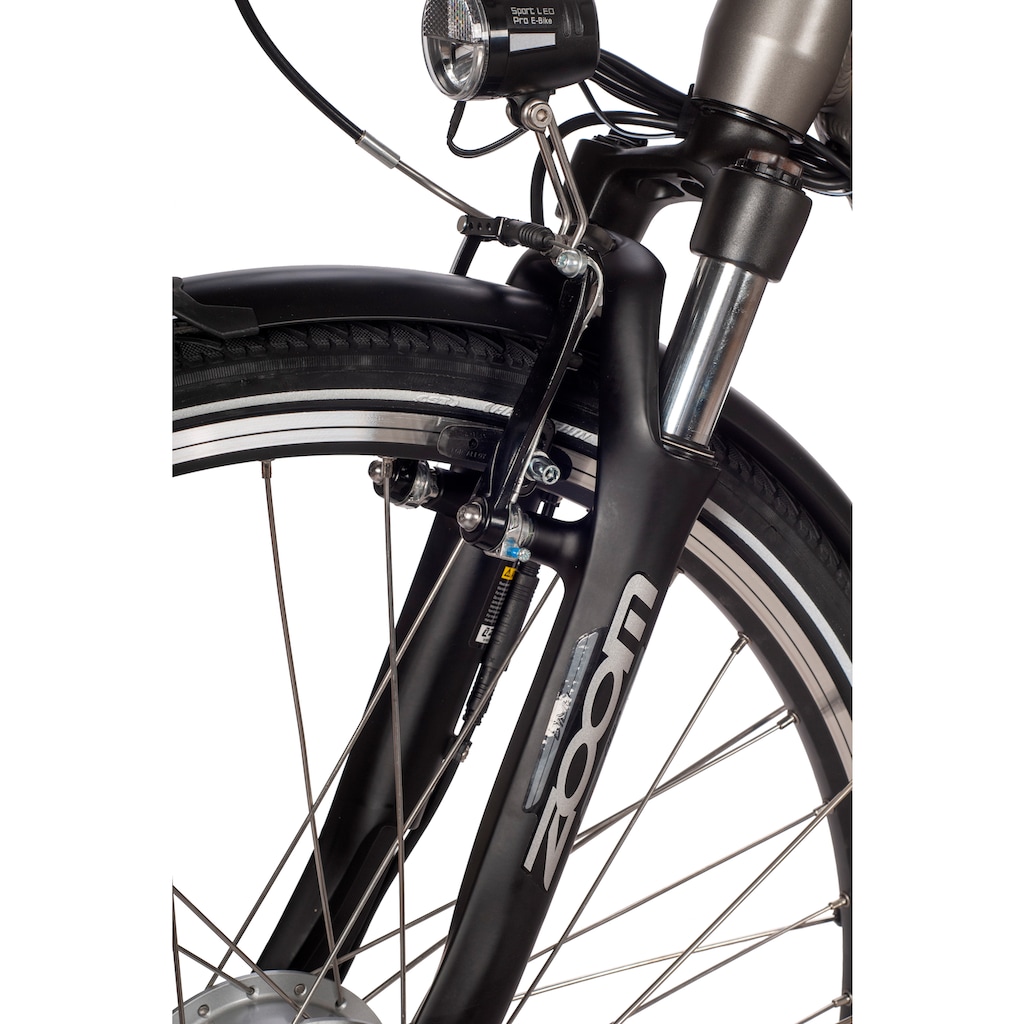 SAXONETTE E-Bike »City Plus«, 7 Gang, Frontmotor 250 W, (mit Akku-Ladegerät)