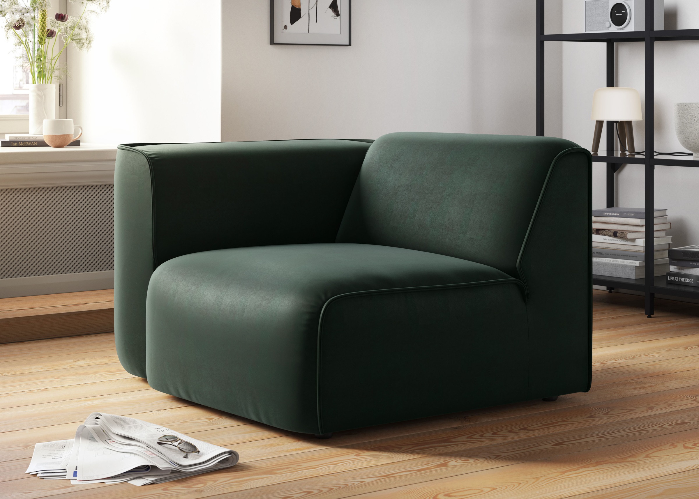 RAUM.ID Sessel »Merid Sofa-Eckelement, Maße B/T/H: 109/97/46 cm«, als Modul günstig online kaufen
