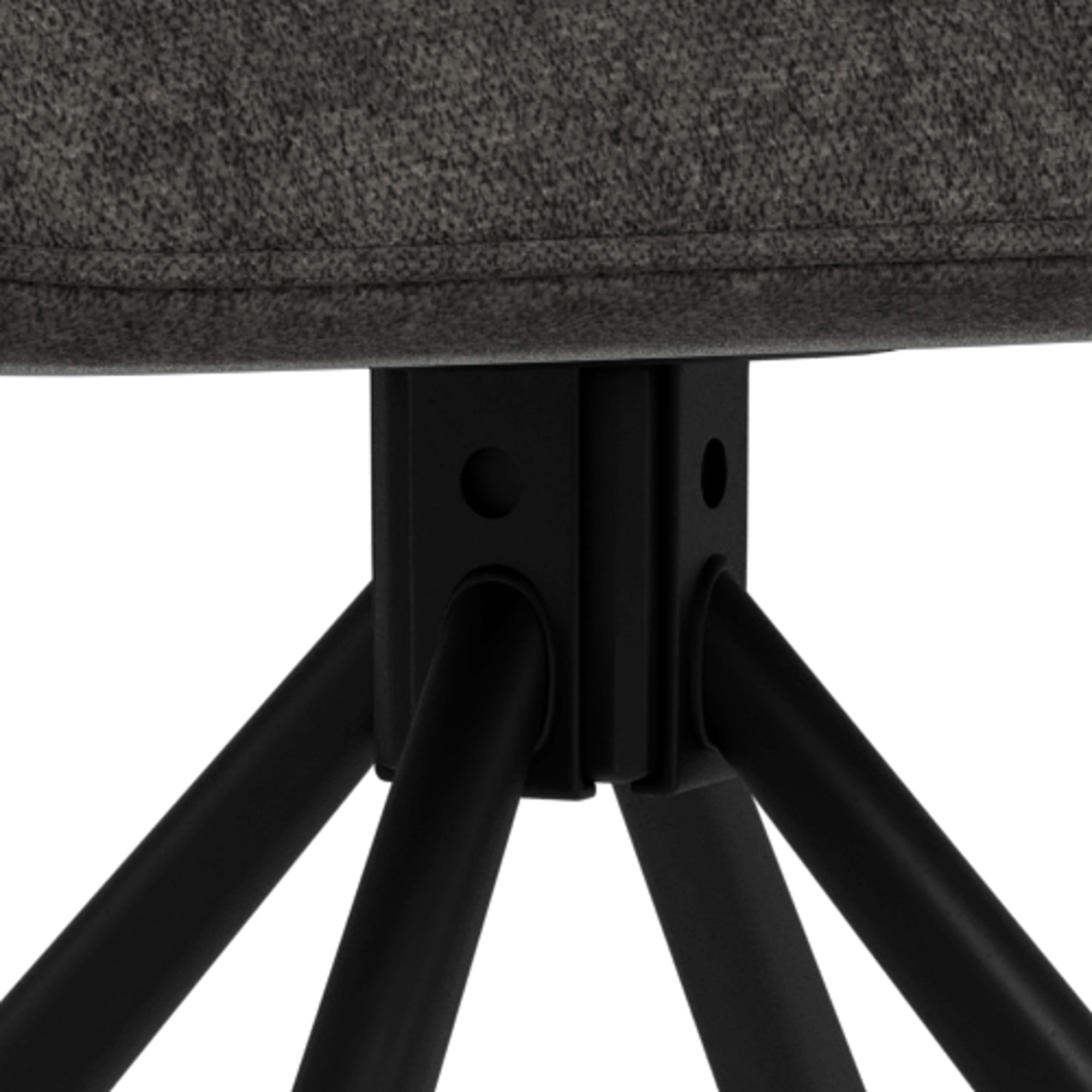 ACTONA GROUP Esszimmerstuhl »Graham 2er Set mit Armlehnen - drehbar & gepolstert, mehreren Farben« (Set) 2 Stk.Stoff, dekorativer Cut-Out, Drehfunktion, 4-Stern-Gestell, FSC™