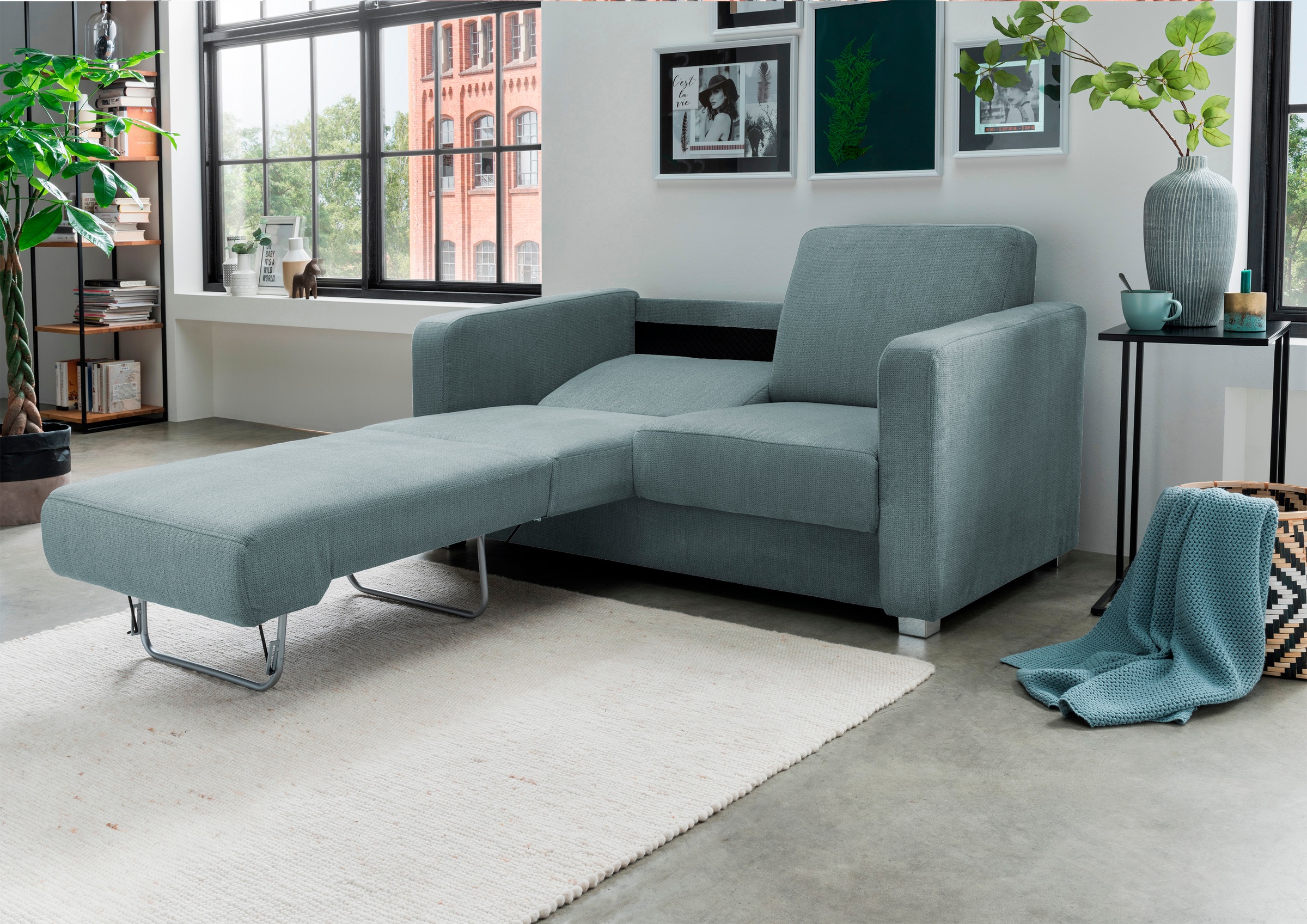 INOSIGN Schlafsofa »Mia Problemlöser Sofa, Einzelauszug, Bettsofa, zeitlos günstig online kaufen