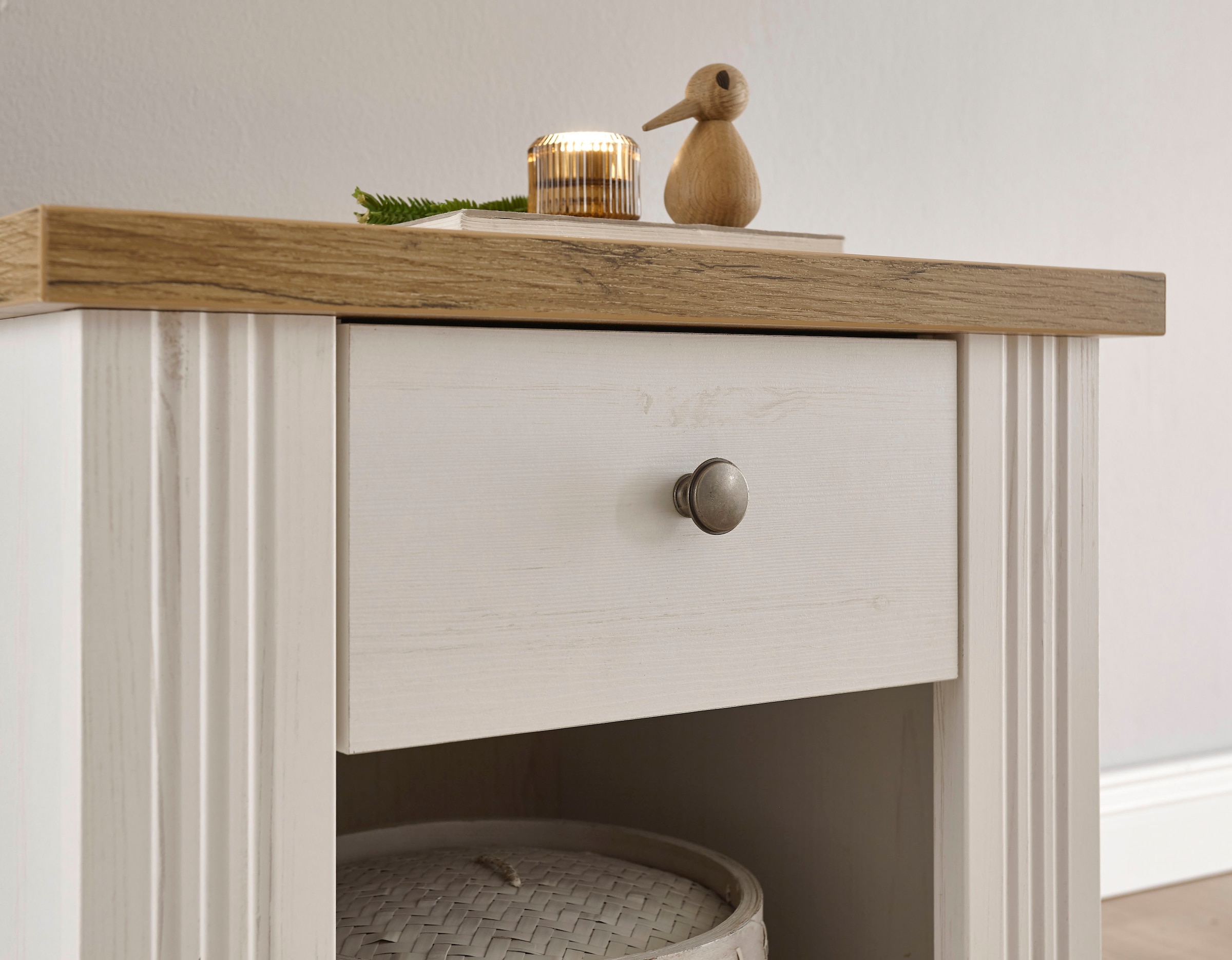 OTTO home Schlafzimmer-Set »Westminster« beinhaltet 1 Bett, Kleiderschrank 3-türig und 2 Nachtkommoden