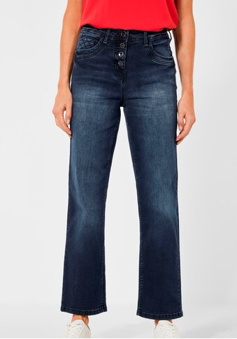 Cecil 7/8-Jeans, mit Steppdetail an den Taschen und 4-Knopf-Verschluss kaufen