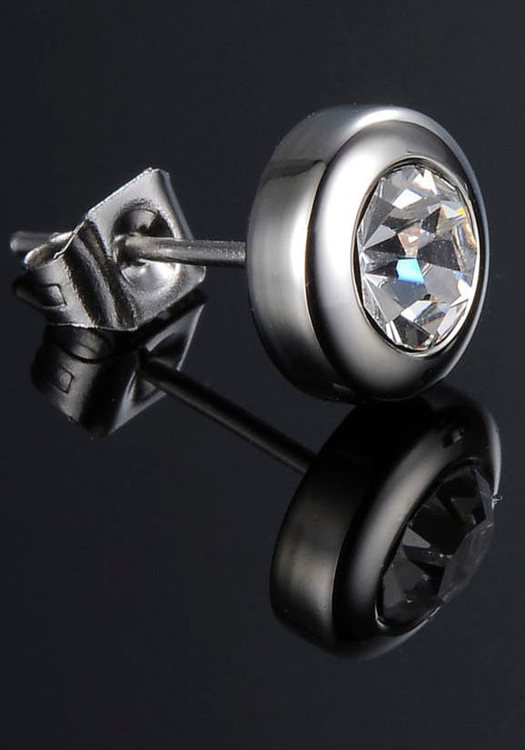 Firetti Single-Ohrstecker »Schmuck Geschenk Ohrschmuck einzeln Glamour« mit Zirkonia (synth.)