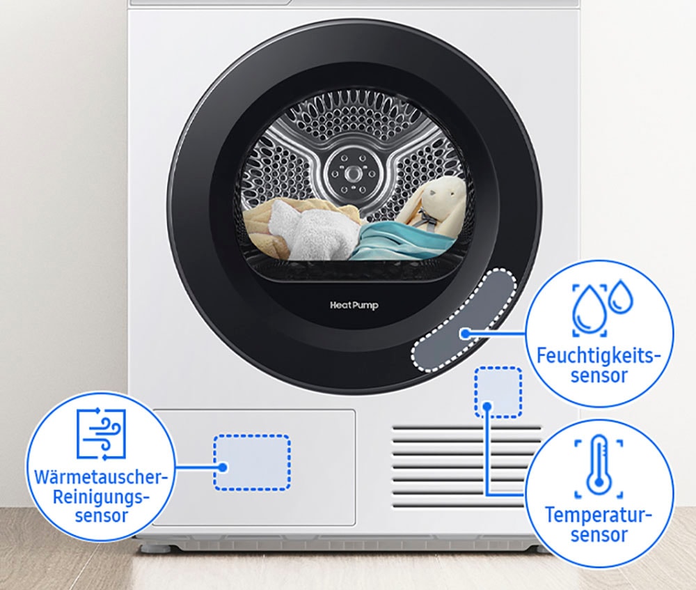 11. Bild von Samsung Wärmepumpentrockner »DV9EBB9445GH«, 9 kg