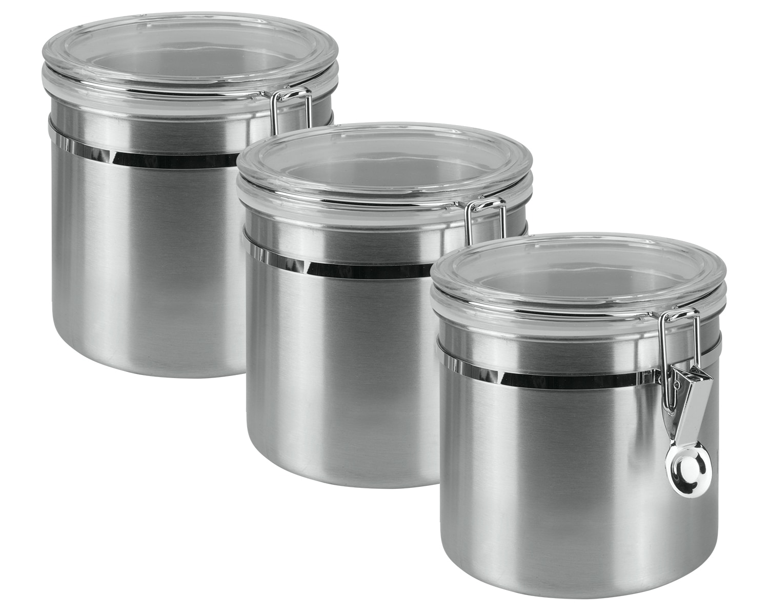Metaltex Vorratsdose 3 Stk. tlg. Inox-Verschluss günstig online kaufen