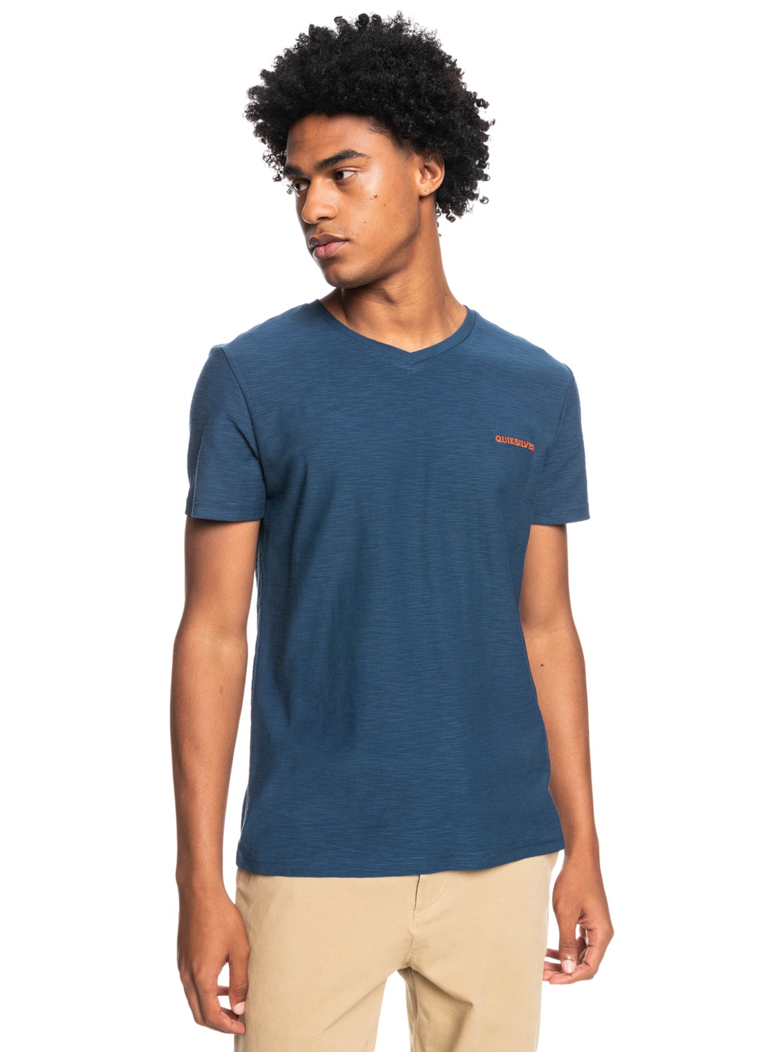 Quiksilver V-Shirt »Slub«