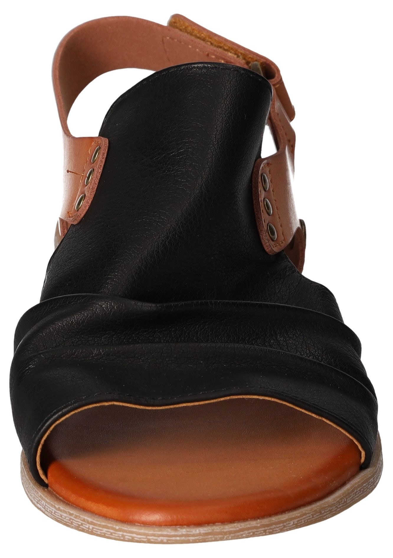 Mustang Shoes Riemchensandale, Sommerschuh, Sandalette, Blockabsatz, mit Klettverschluss