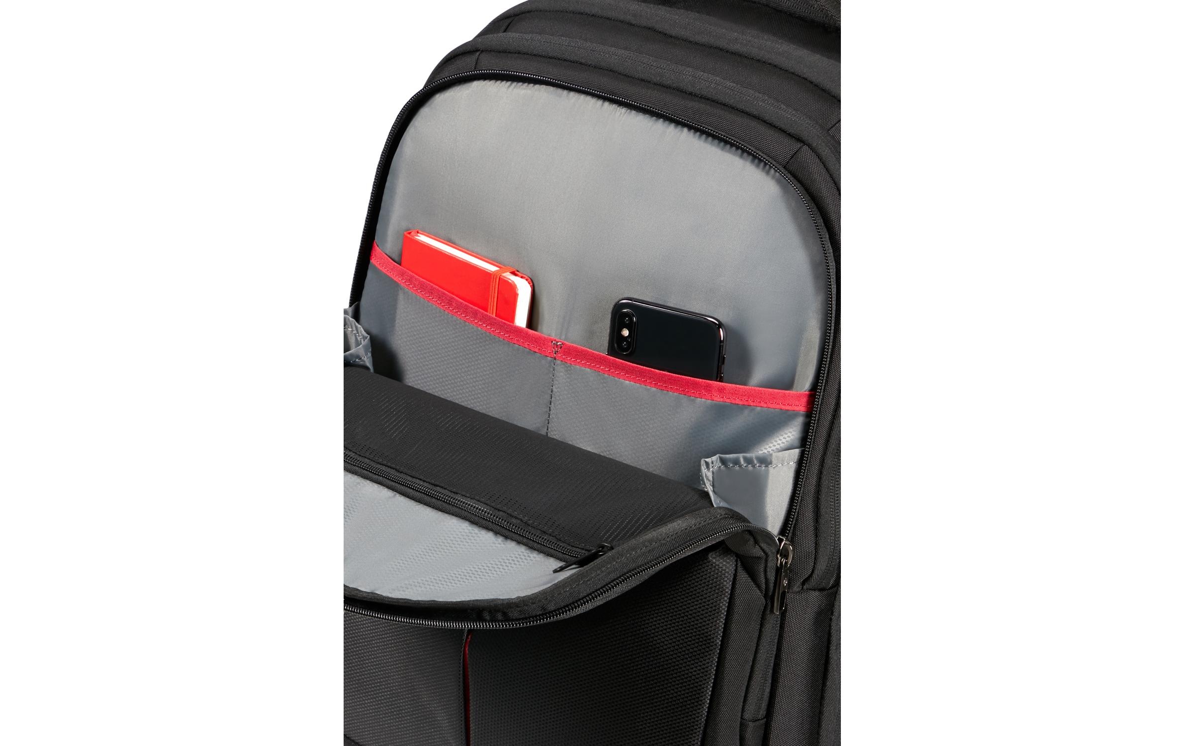 Samsonite Business-Trolley »GUARDIT 3.0 mit Trolleyfunktion« 29 l 2 Rollen Teleskopgriff Businessrucksack