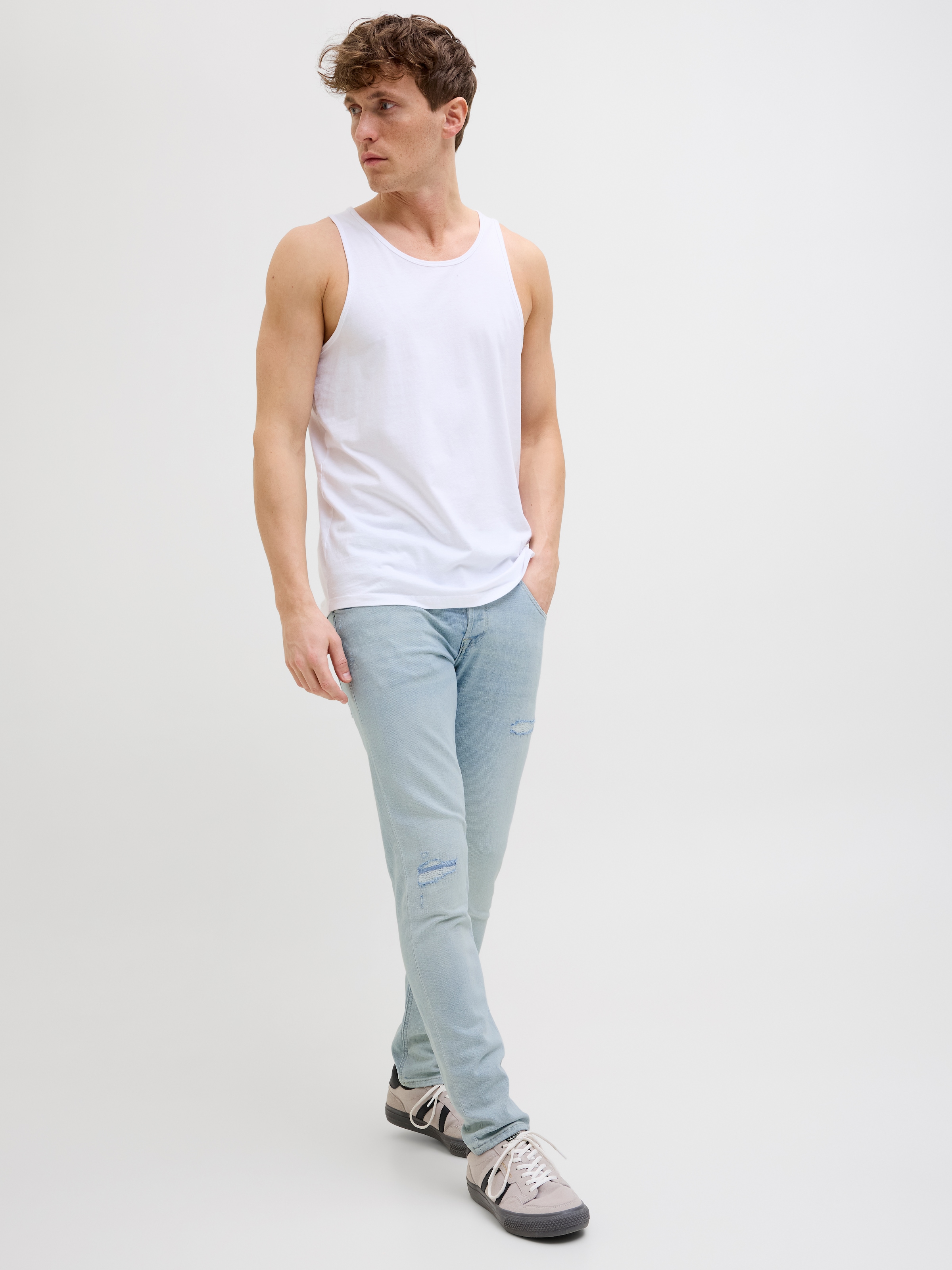 Jack & Jones Slim-fit-Jeans »JJIGLENN JJCOLE AM 672 SN«