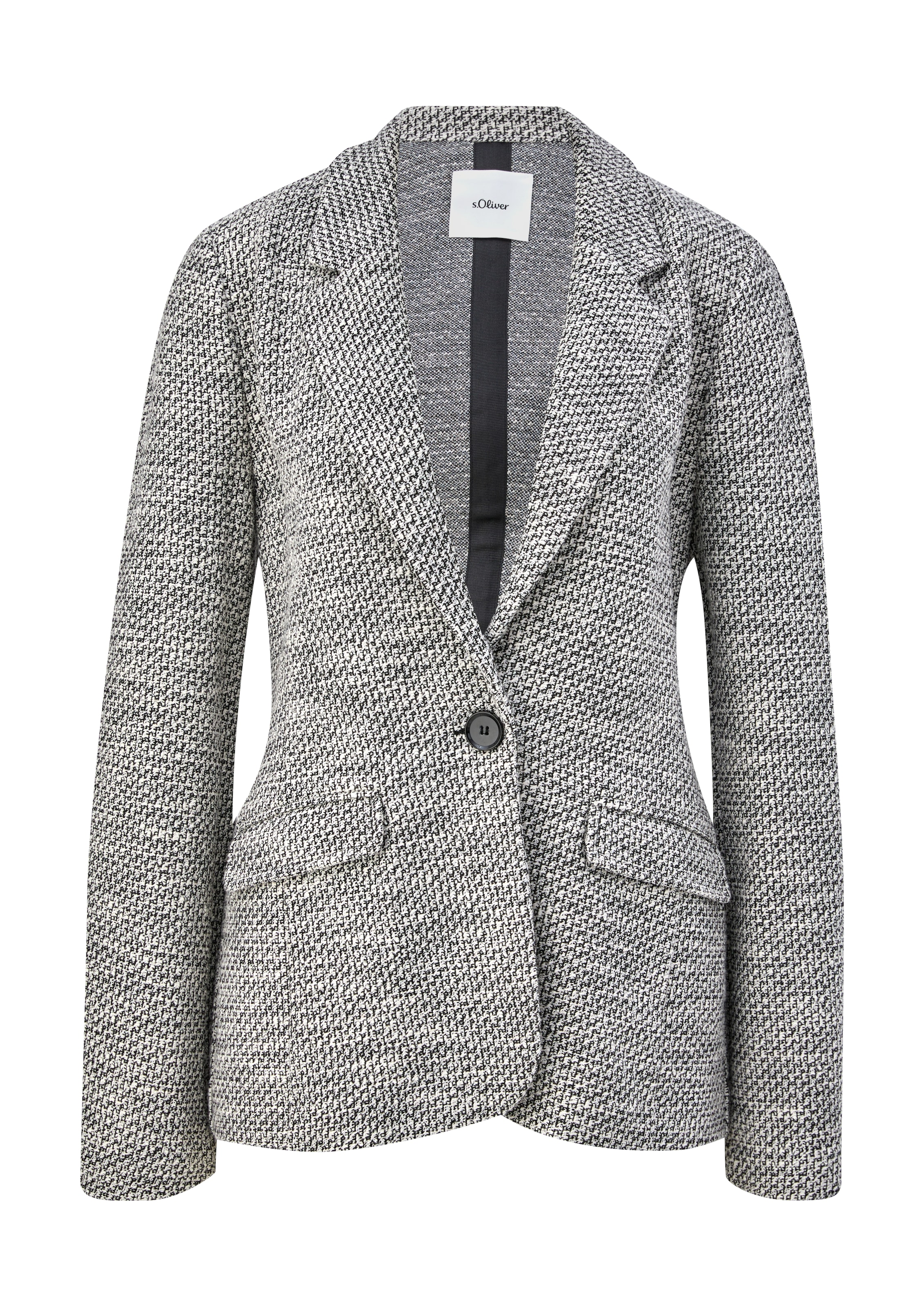 s.Oliver BLACK LABEL Kurzblazer, mit Pattentaschen vorne