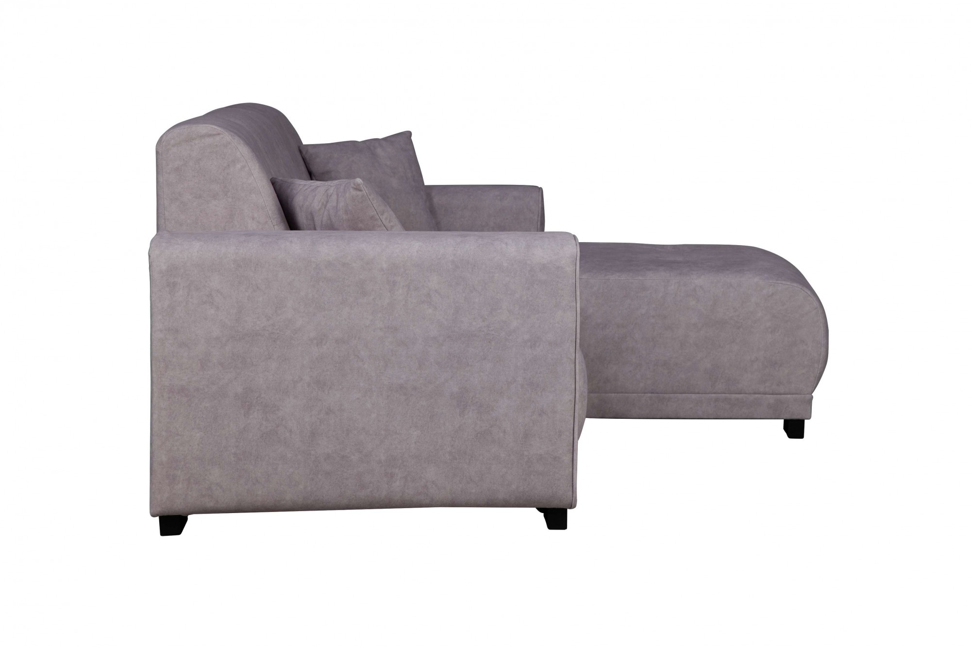 Home affaire Ecksofa »Langeland L-Form«, incl. 2 Zierkissen, Recamiere wahlweise links oder rechts