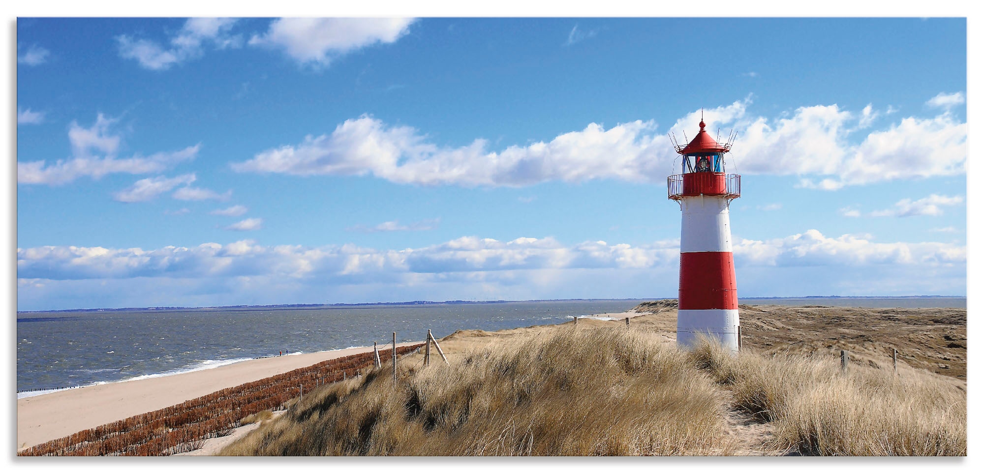 Artland Küchenrückwand »Leuchtturm Sylt«, (1 tlg.), Alu Spritzschutz mit Kl günstig online kaufen