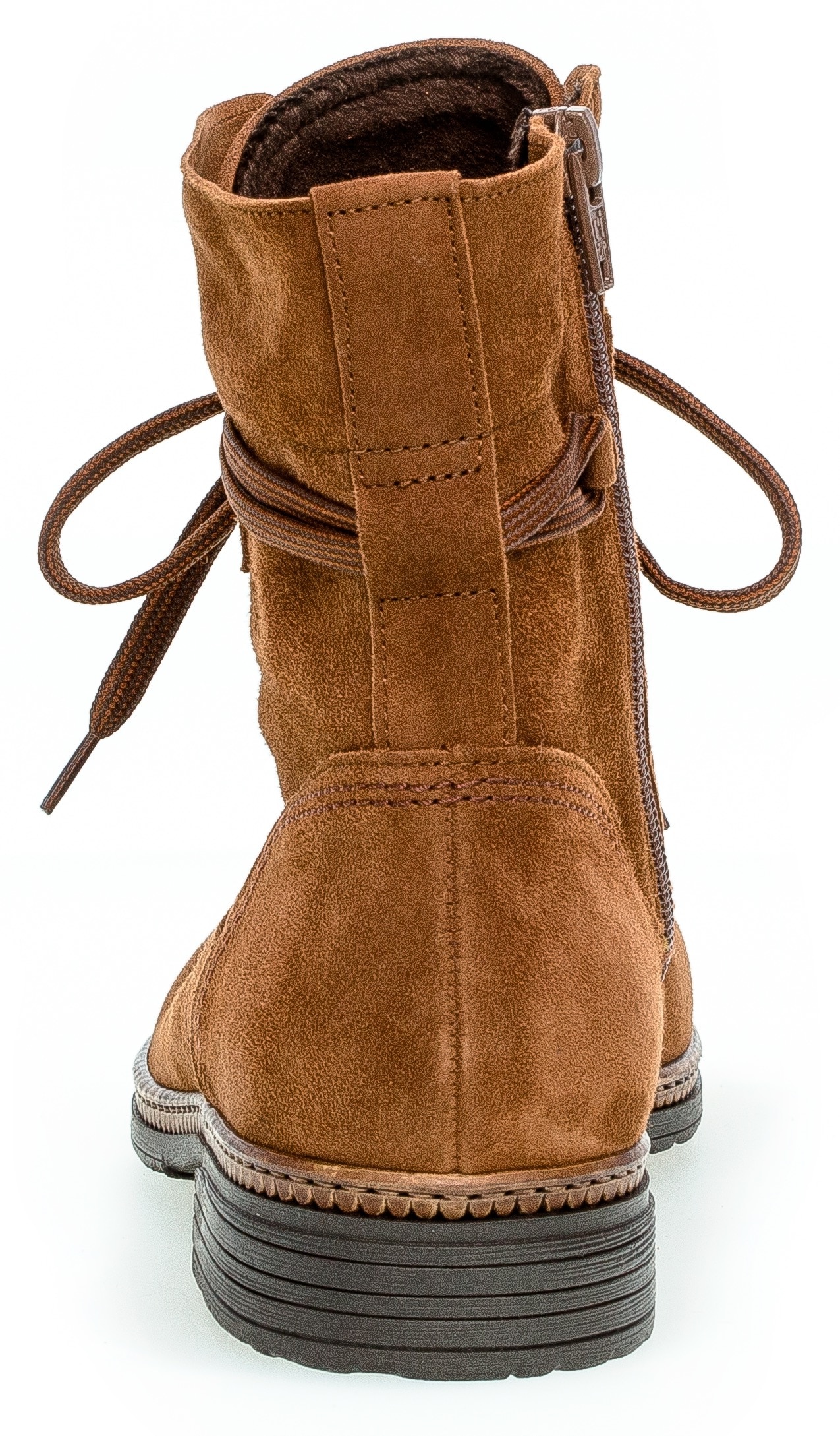 Gabor Schnürboots, Blockabsatz, Schnürstiefelette mit schaftumwickelenden Schnürsenkeln