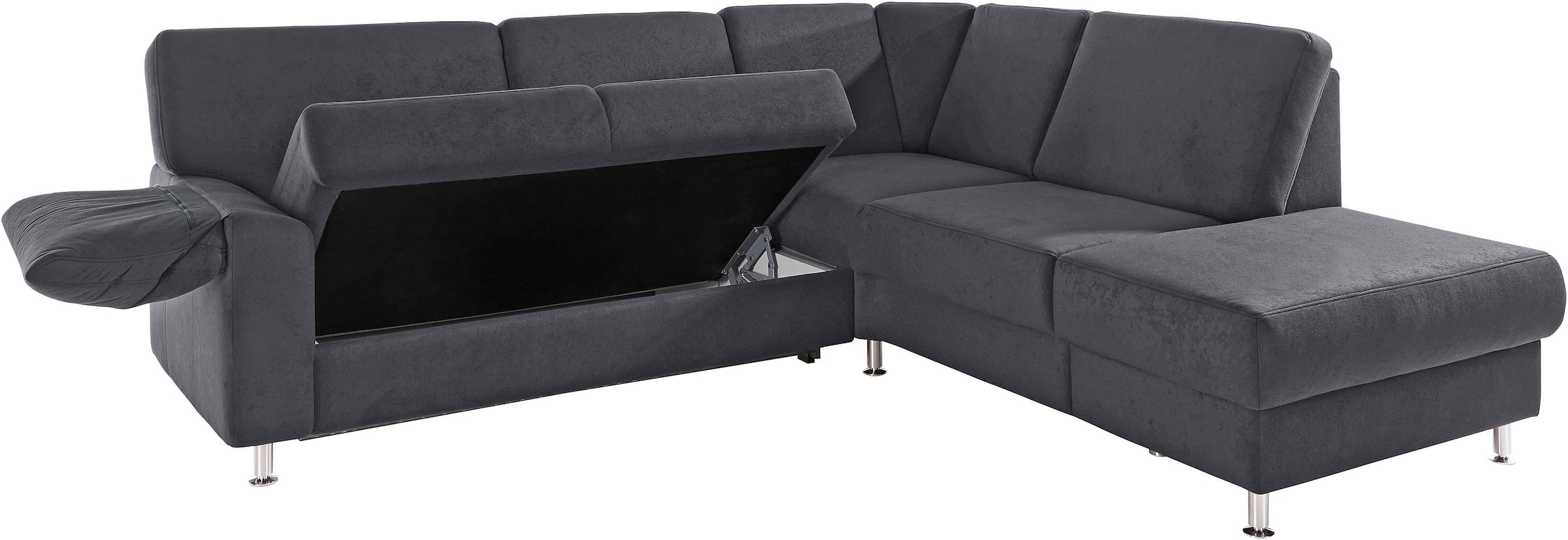 sit&more Ecksofa "Belfort L-Form", wahlweise mit Vorziehsitz und Bettkasten günstig online kaufen