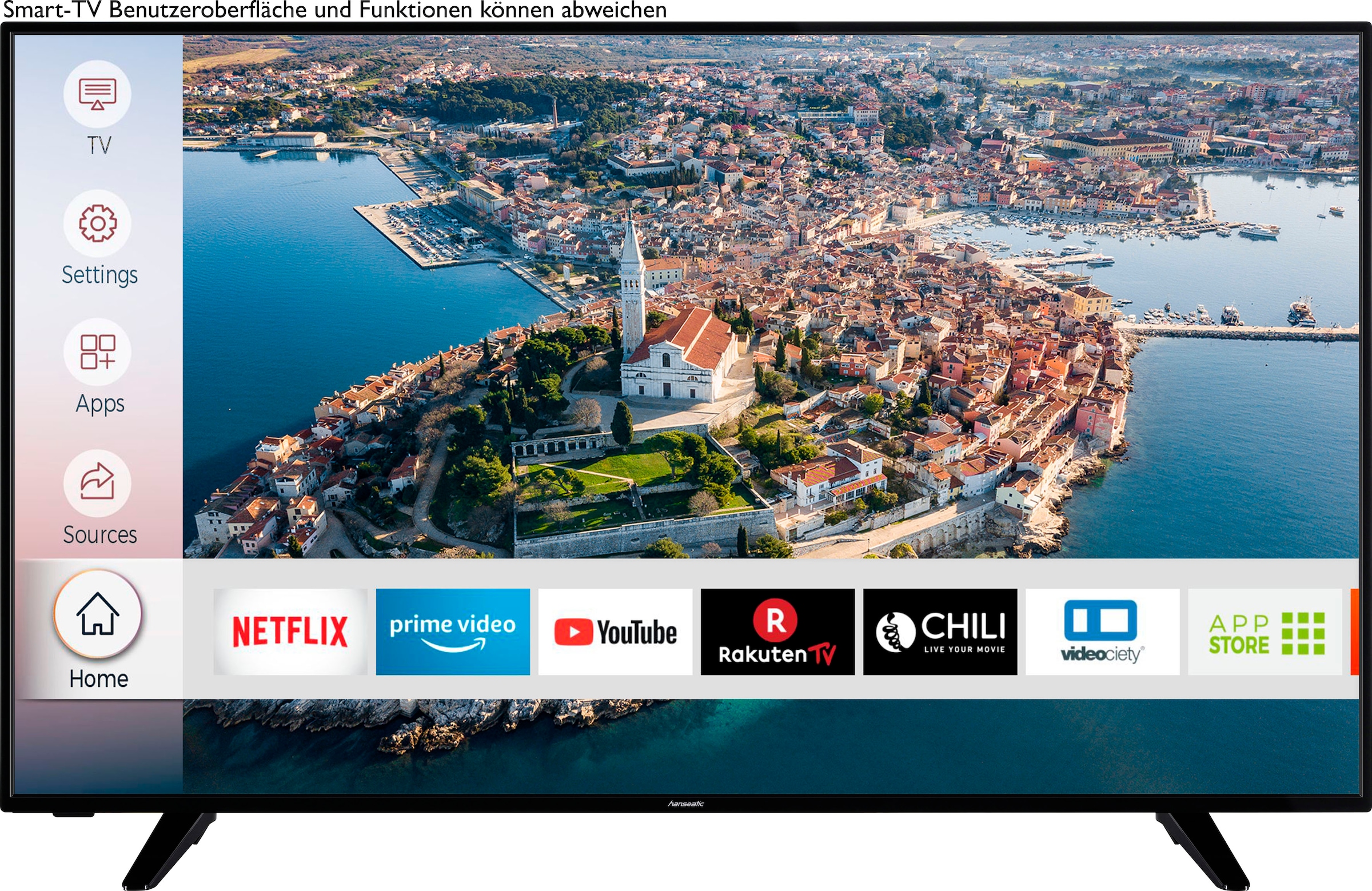 Hanseatic LED-Fernseher »55H600UDS II«, 139 cm/55 Zoll, 4K Ultra HD, Smart-TV, HDR10