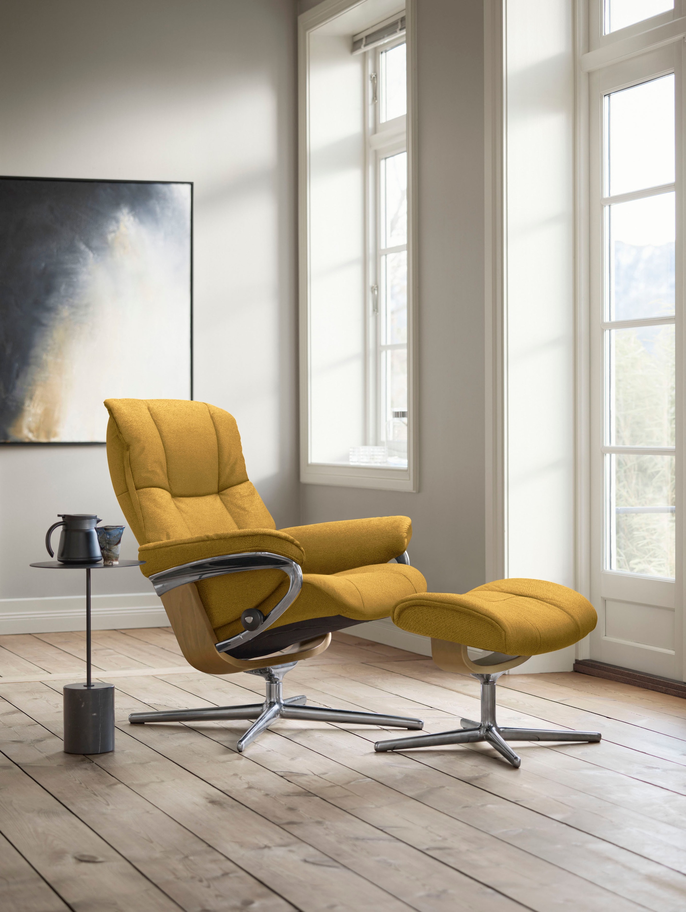 Stressless® Relaxsessel »Mayfair«, mit Cross Base, Größe S, M & L, Holzakzent Eiche