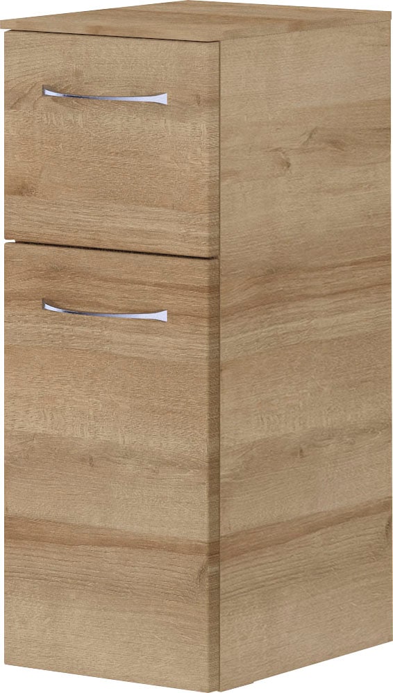 Saphir Badmöbel-Set »6005 Sprint 4-teilig, Keramik-Waschtisch mit LED-Spiegelschrank«, (5 St.), Unterschrank, Midischrank, inkl. Türdämpfer, 5 Türen, 5 Schubladen