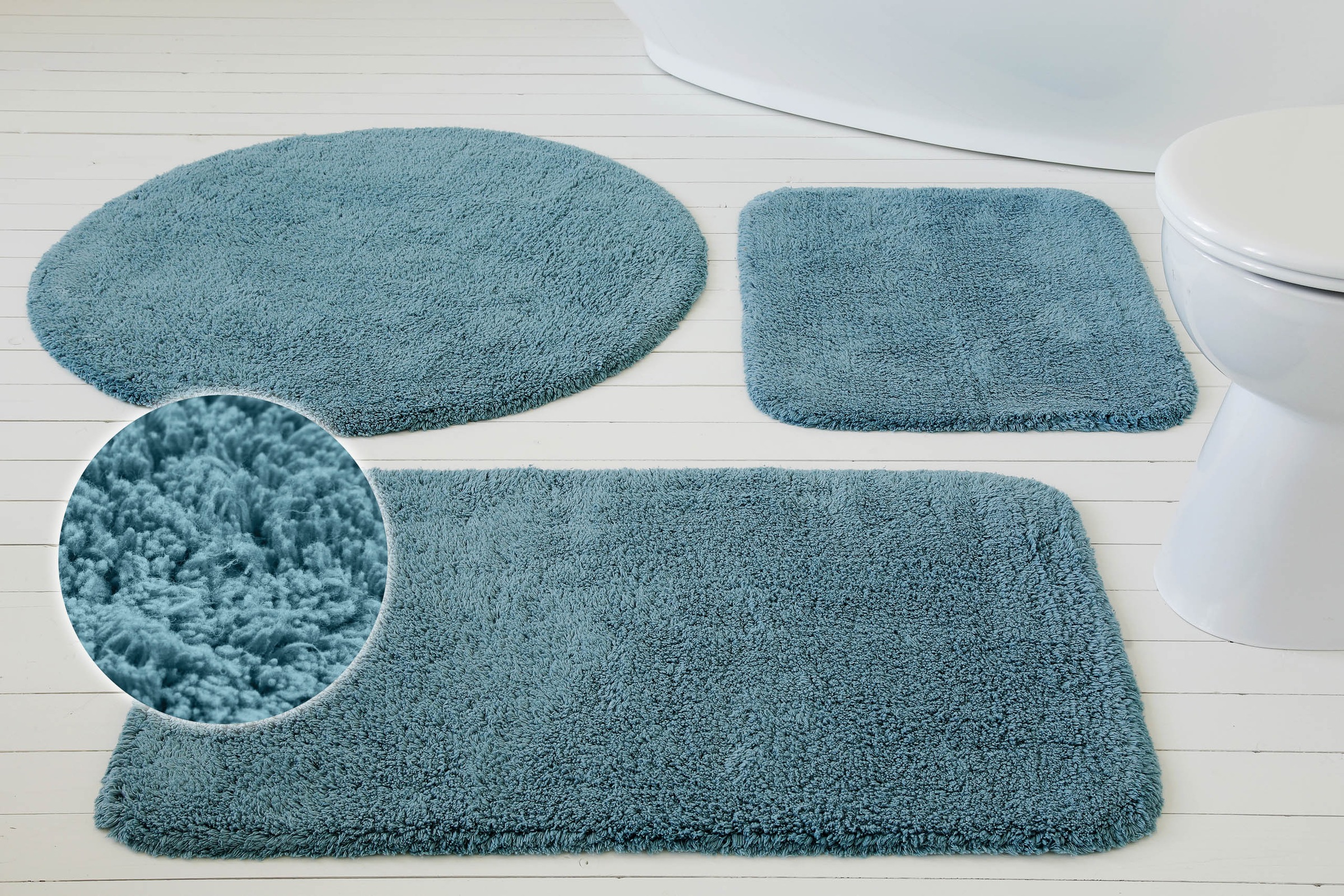 my home Badematte »Kian«, fußbodenheizungsgeeignet, Badvorleger, Badteppich günstig online kaufen