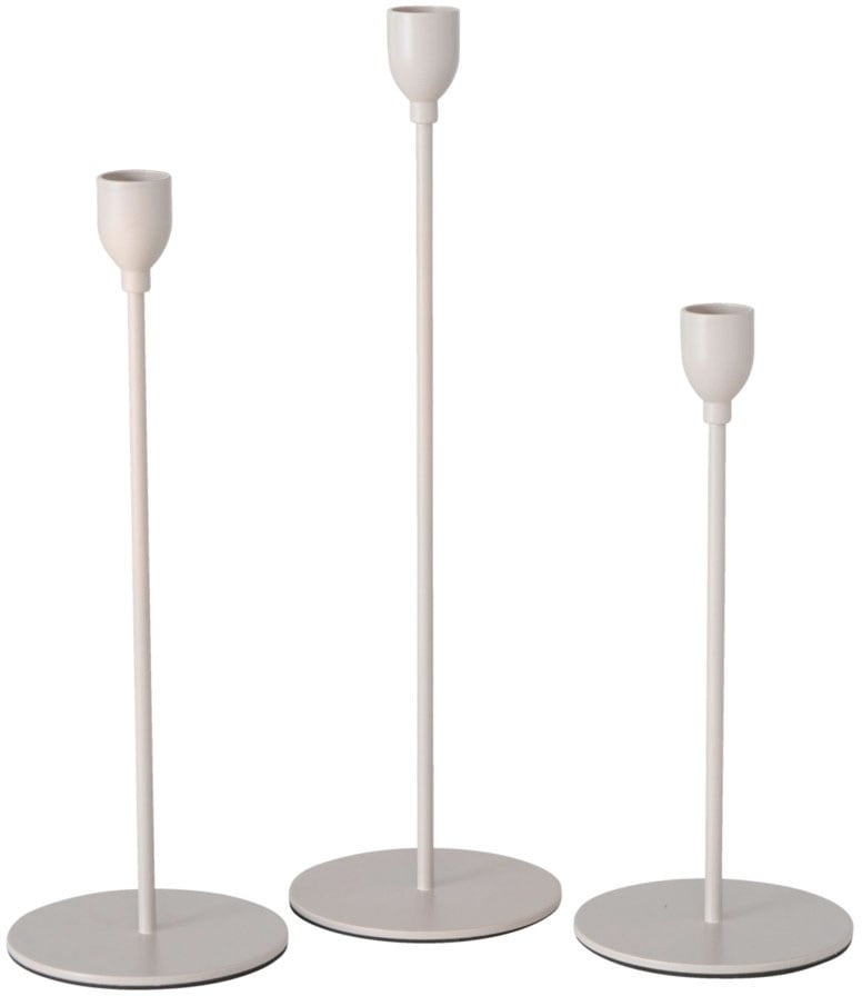BOLTZE Kerzenhalter »Malte«, (Set, 3 Eisen, aus St.), in kaufen Höhen auf unterschiedlichen Rechnung
