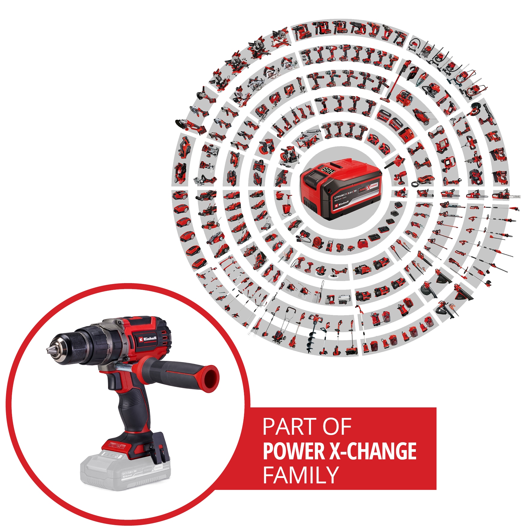 Einhell Akku-Schlagbohrschrauber »PROFESSIONAL TP-CD 18/70 BL (1x4,0 Ah PLUS)«, Inkl. Akku und Ladegerät