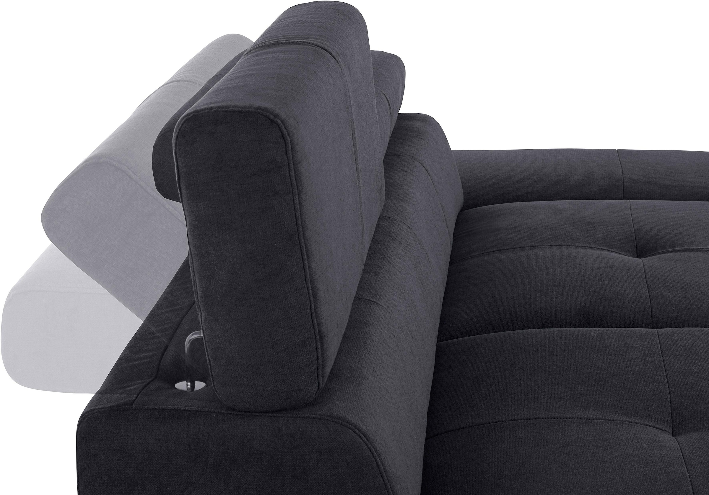 COTTA 2-Sitzer »Enterprise«, Big-Sofa, mit Armteilverstellung & Kopfteilverstellung