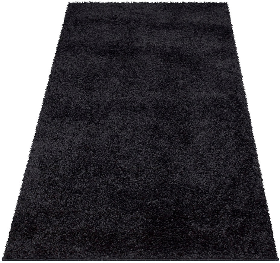 Carpet City Hochflor-Teppich »City Shaggy«, rechteckig, 30 mm Höhe, Auch als Läufer, Langflor, Uni, Shaggy, flauschig-weich