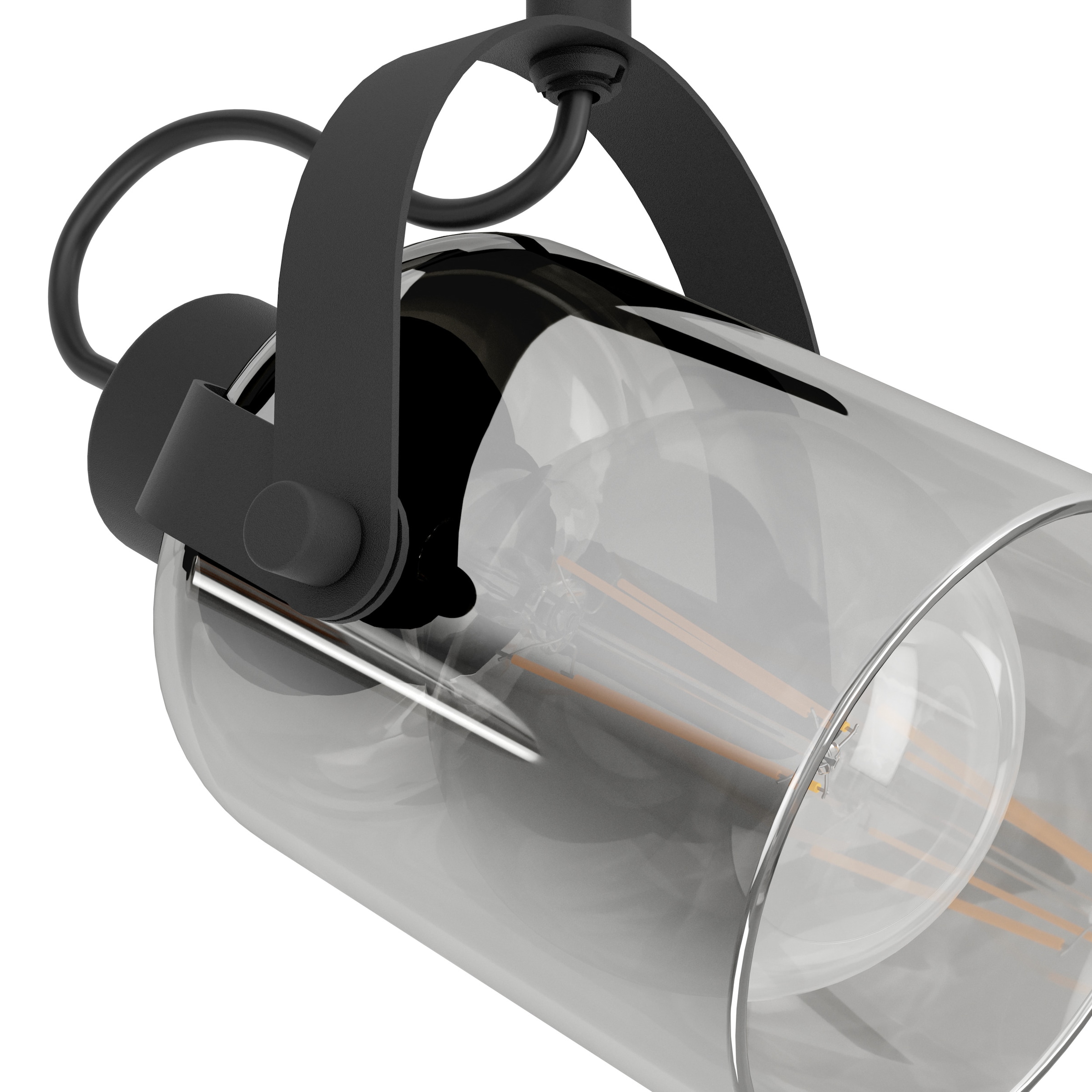 EGLO Deckenspot »BERREGAS Spotlampe - Stahl - E27 - 3X40W - IP20« E27 1 Stk. Wandleuchte, Wandspot, schwenkbar, Strahler, L77,5 x B11 x H24 cm