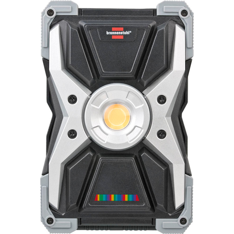 BRENNENSTUHL LED Arbeitsleuchte »RUFUS 15CRI 96« Farbwechsler warmweiß - kaltweiß mit Powerbank-Funktion, inkl. Ladekabel schwarz/grau/alufarben...