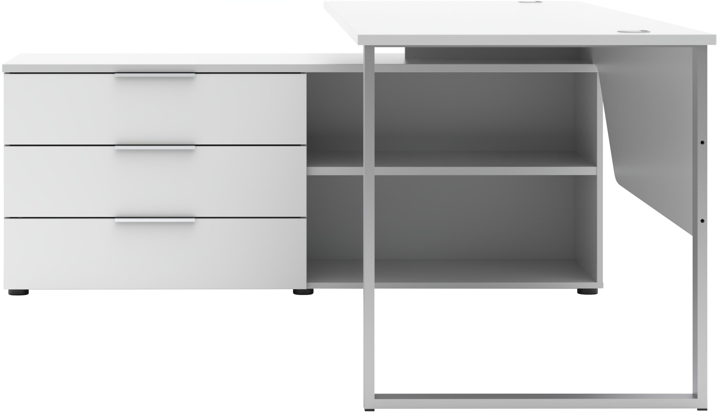 Innostyle Schreibtisch »Schreibtisch Santorin, 180/77/160 cm ( B/H/T)« 1 St günstig online kaufen