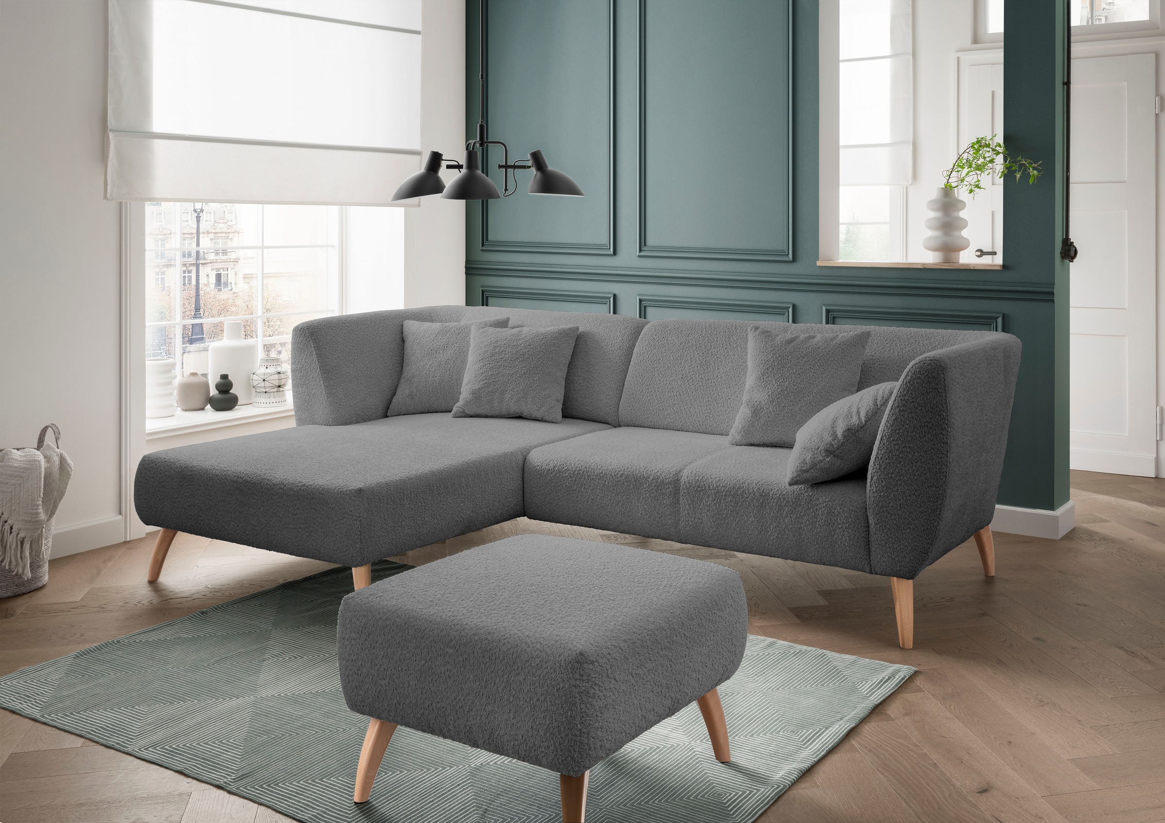 INOSIGN Ecksofa »Colori Polstermöbel mit zeitlos eleganter Rückenführung. L günstig online kaufen