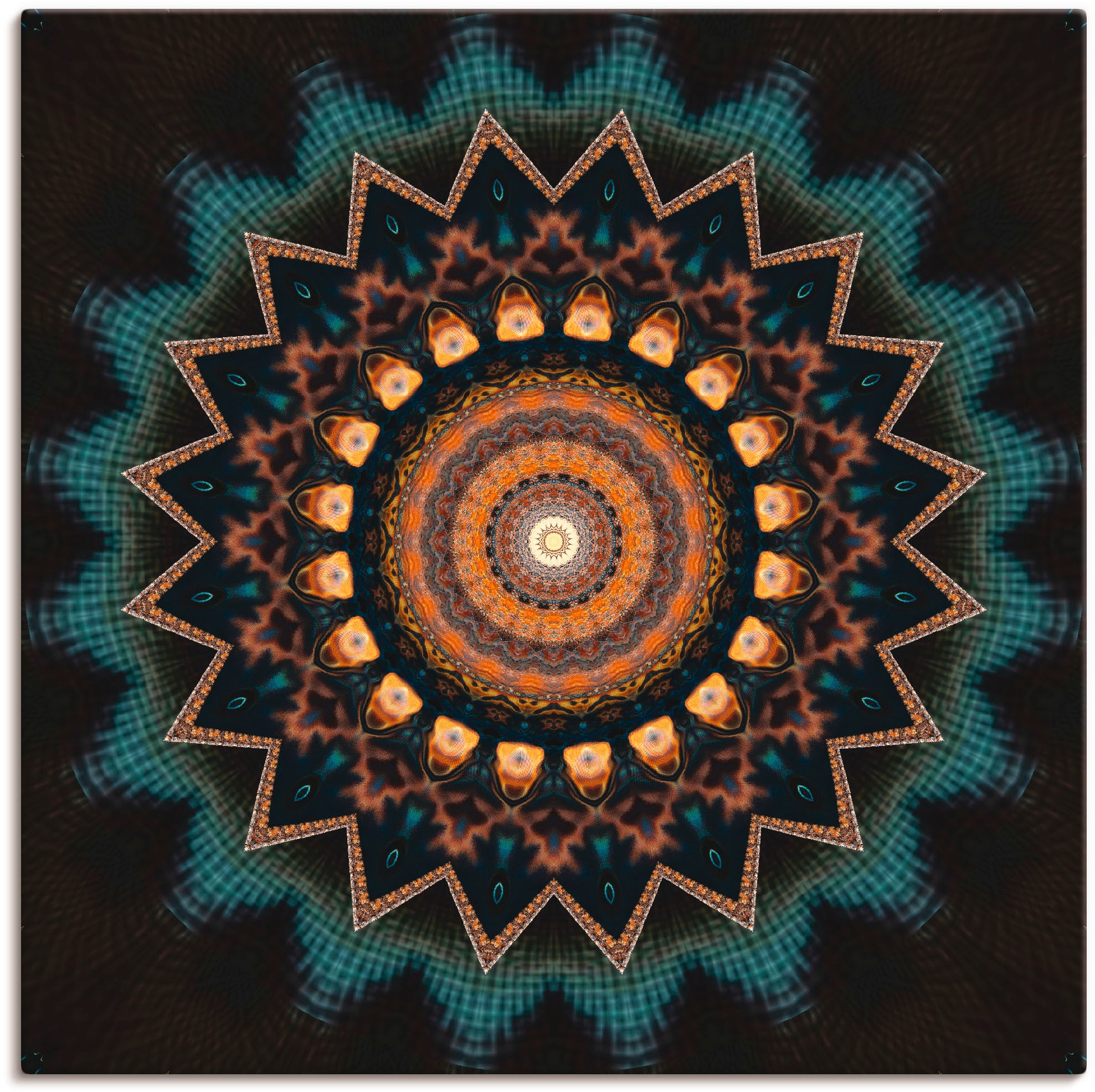 Artland Wandbild »Mandala kosmisches Bewusstsein«, Muster, (1 St.), als Alu günstig online kaufen