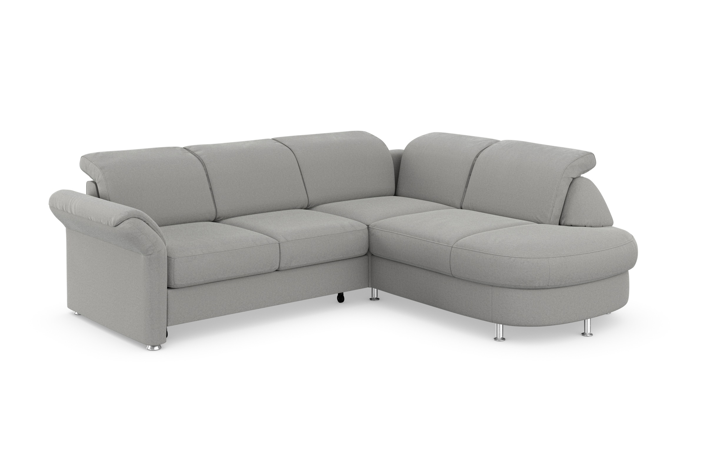 sit&more Ecksofa »Apulia L-Form«, wahlweise Bettfunktion, Bettkasten und Kopf- und Armteilverstellung