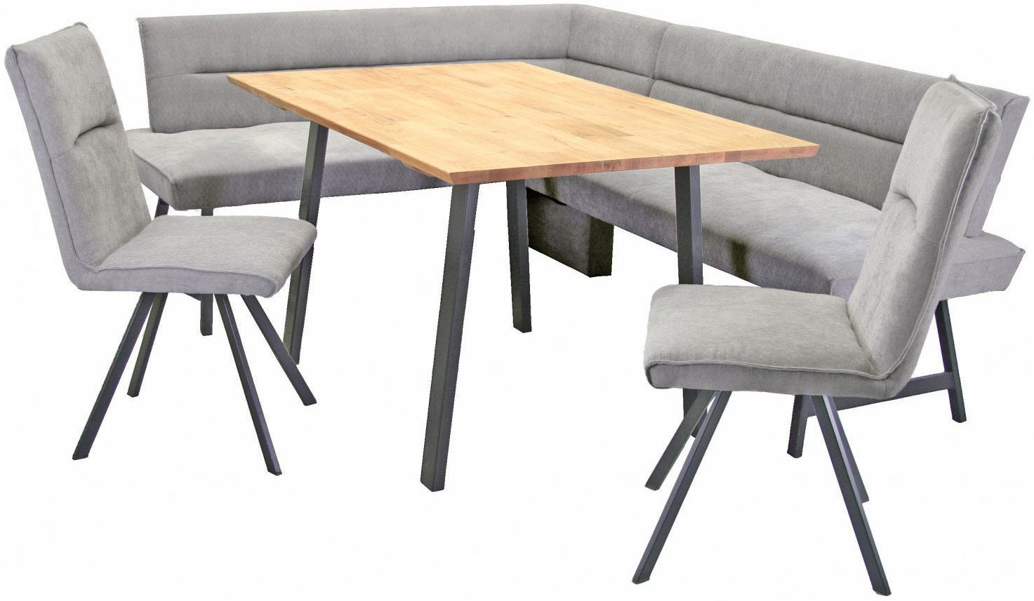 Home affaire Eckbankgruppe »Sava« Set, 4 Stk. tlg. Eckbank mit Wellenfederu günstig online kaufen