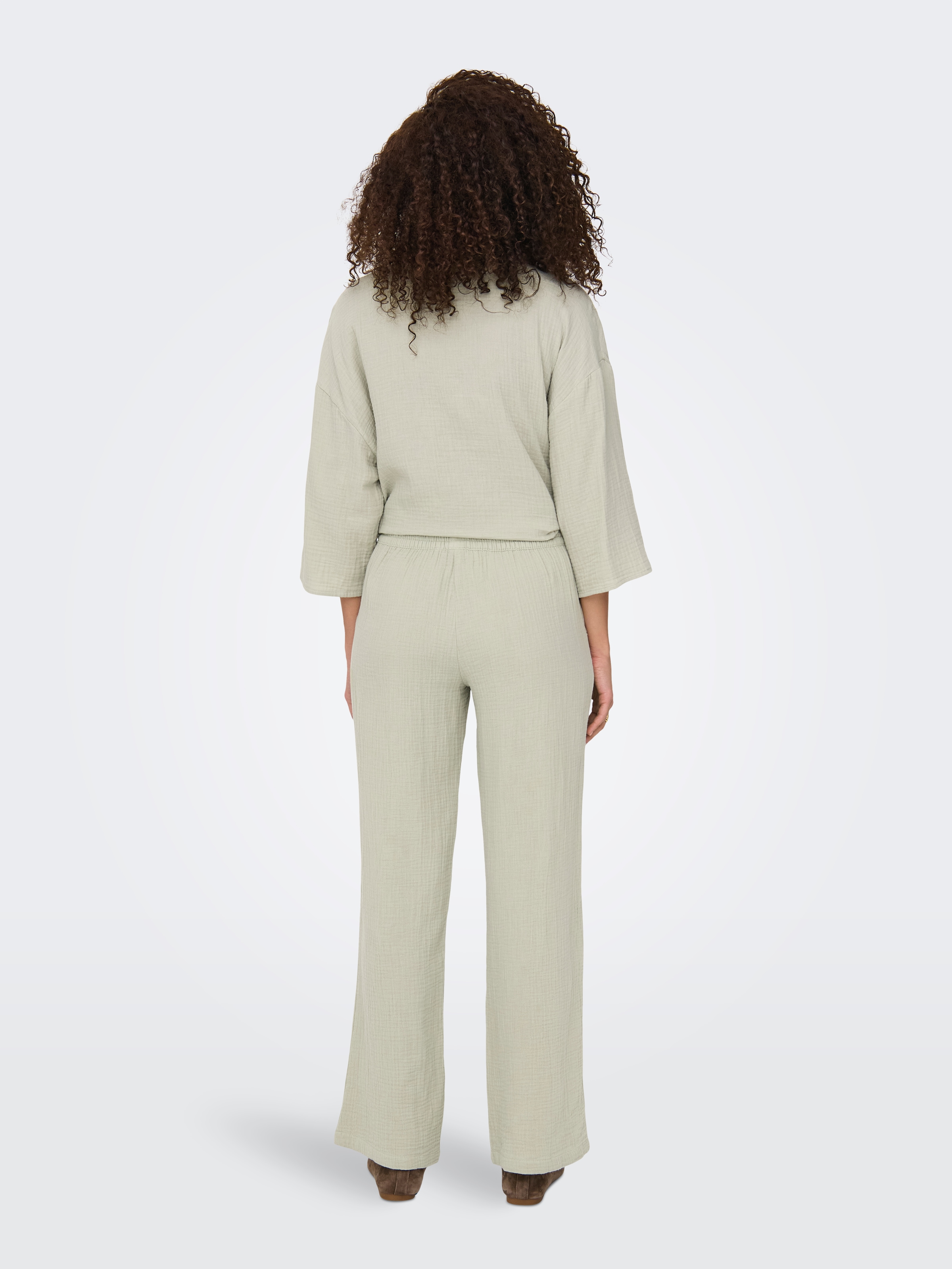 JDY Schlupfhose »JDYTHEIS LIFE WIDE PANT WVN NOOS«, Sommerhose, aus Musselin