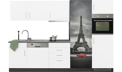 HELD MÖBEL Küchenzeile »Paris«, mit E-Geräten, Breite 290 cm, wahlweise mit... kaufen