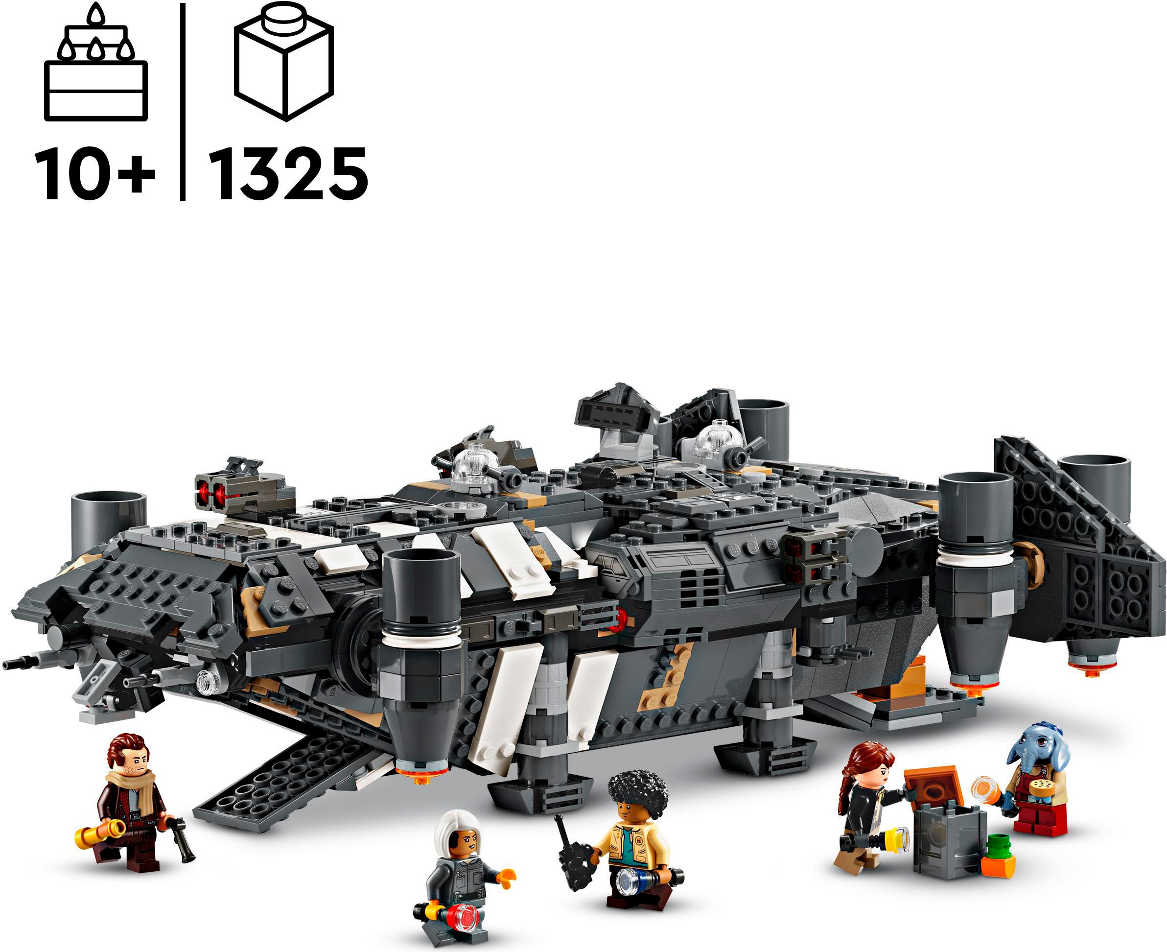 LEGO® Konstruktionsspielsteine »Die Onyx Cinder (75374), LEGO Star Wars TM«, (1325 St.), Made in Europe