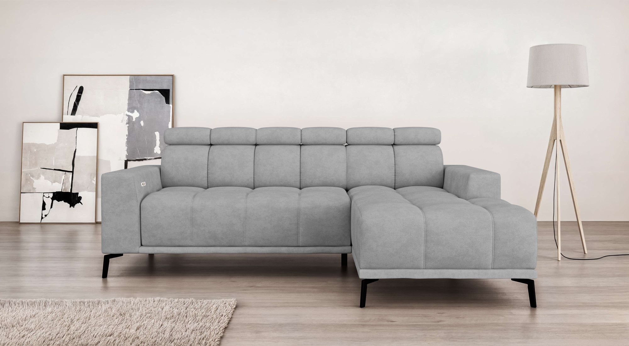 INOSIGN Ecksofa »CAZIE, Designsofa, L-Form, trendige Bubble-Optik,« L-Form günstig online kaufen
