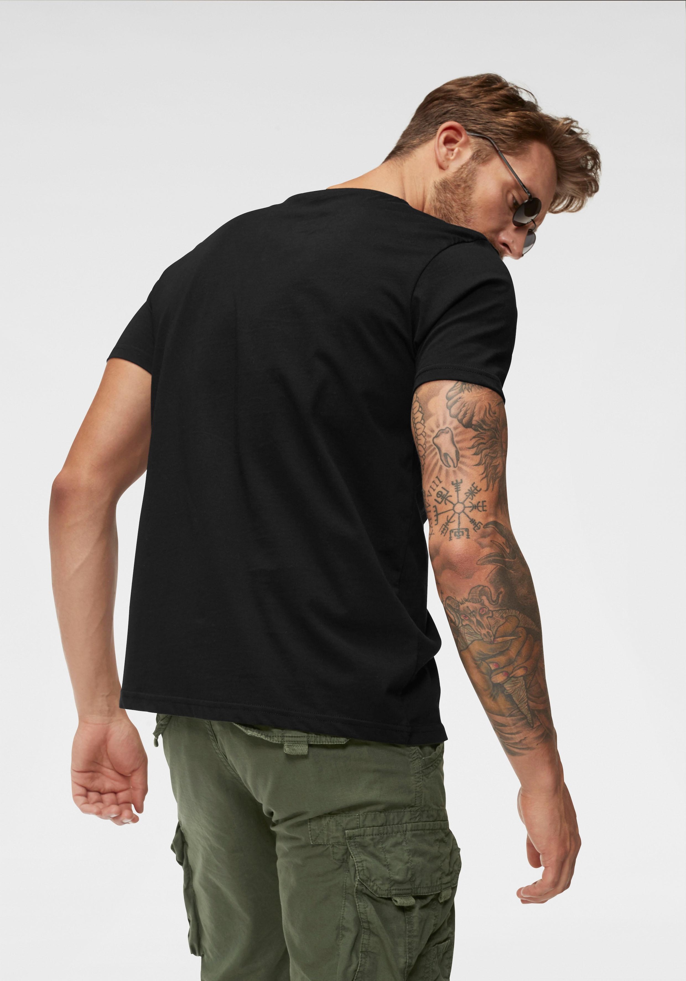 Alpha Industries Rundhalsshirt »BASIC T SMALL LOGO«