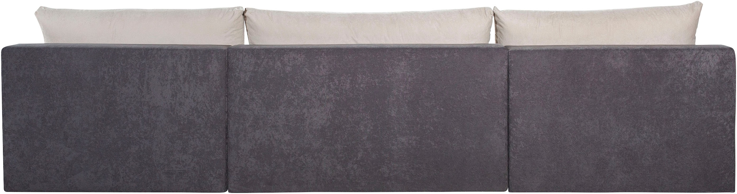 COLLECTION AB Wohnlandschaft »Josy«, inkl. Bettfunktion, Bettkasten, mit 3 extra großen Rückenkissen