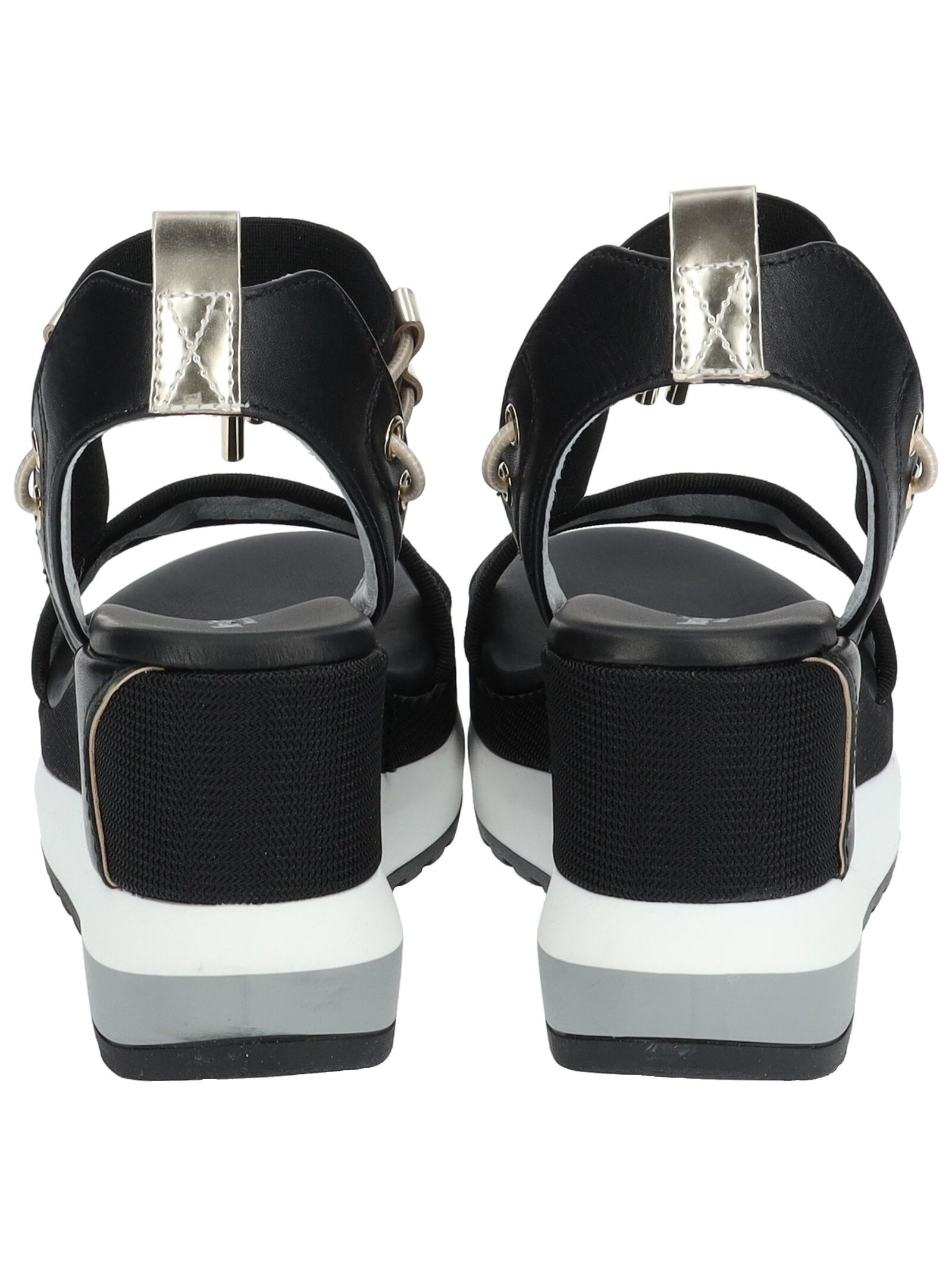 Nero Giardini Keilsandalette »Nero Giardini Sandalen Leder/Textil«