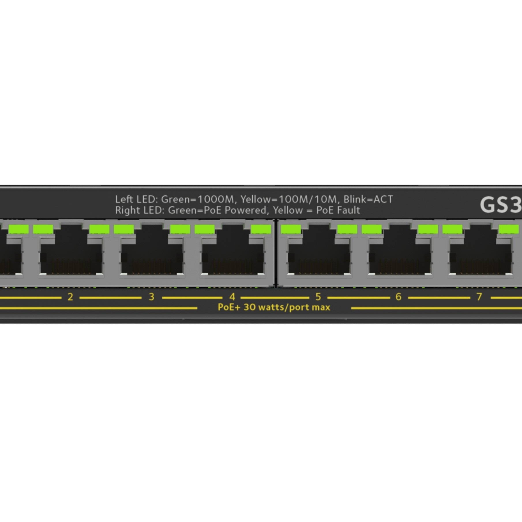 NETGEAR Netzwerk-Switch »8-Port Gigabit Ethernet High-Power PoE+ Plus Switch«