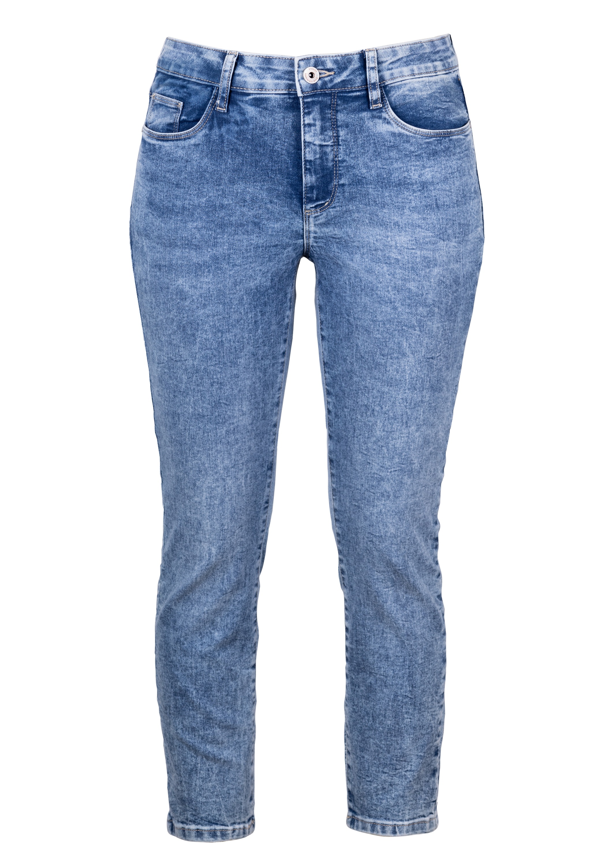 STOOKER WOMEN 5-Pocket-Jeans »Florenz Season Slim Fit Jeans« Slim Fit Casual Clean Wash Denim Jeans für Damen