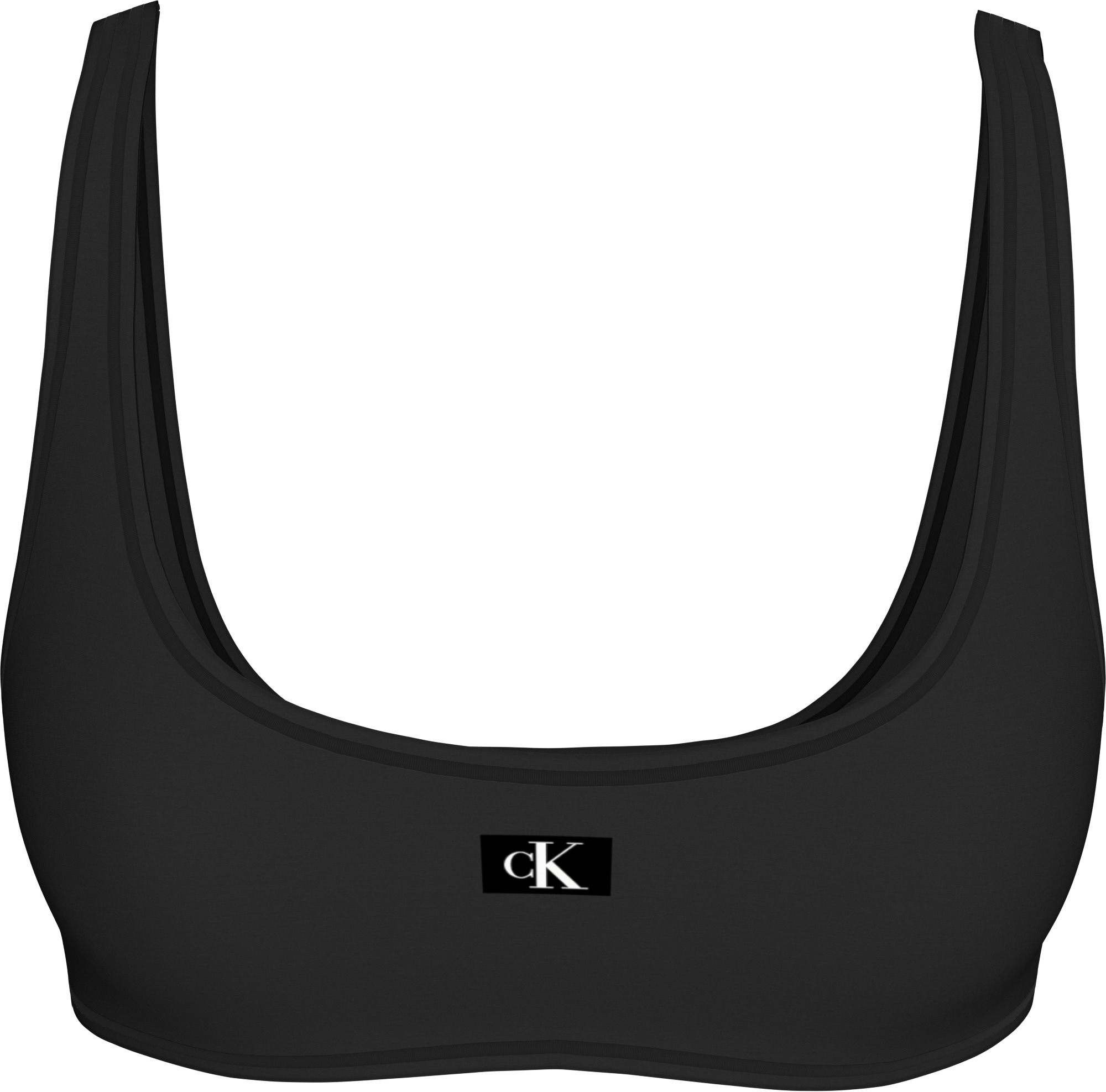 Calvin Klein Swimwear Bustier-Bikini-Top »BRALETTE-RP«, mit Logo-Patch