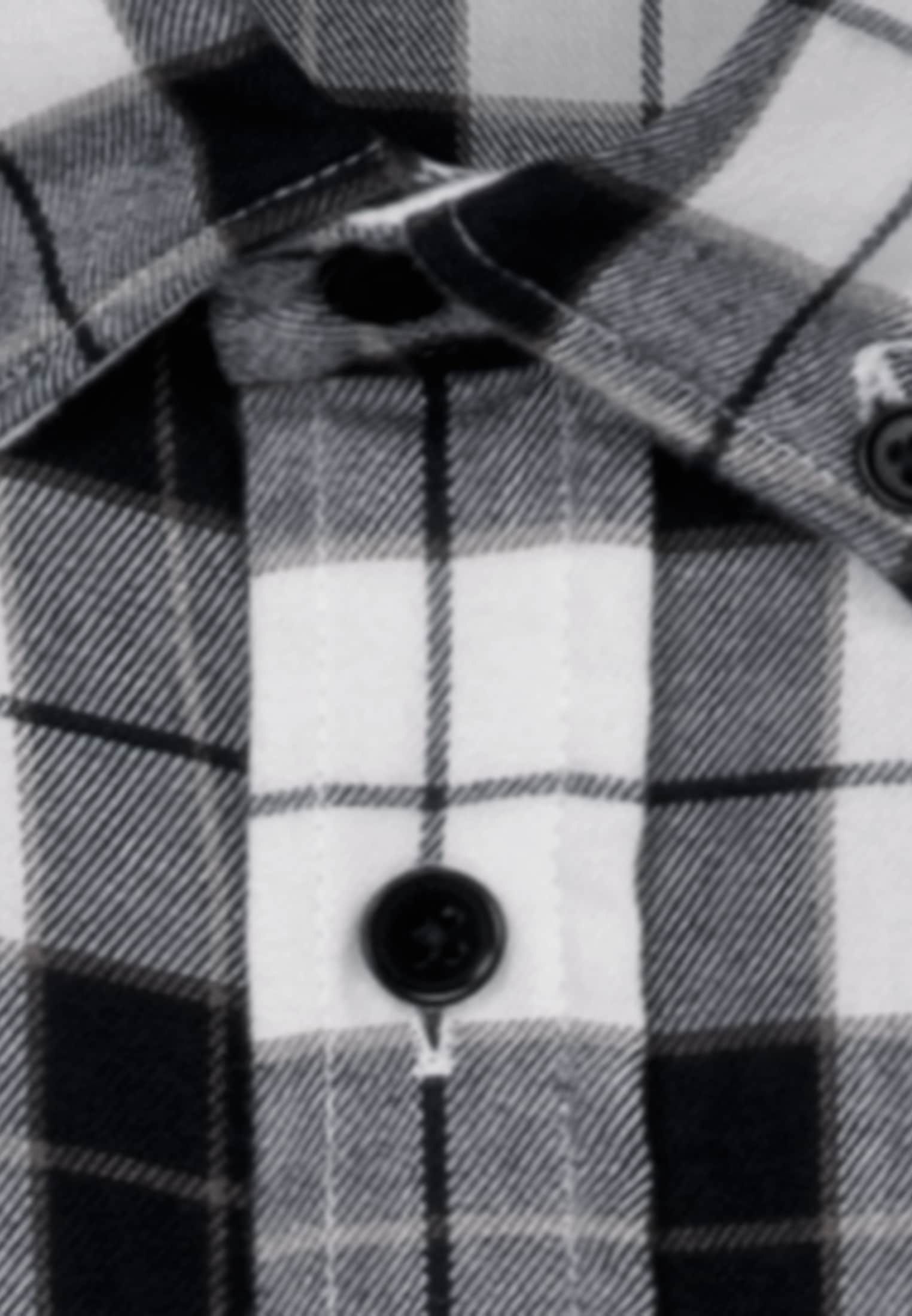 seidensticker Businesshemd »Schwarze Rose«, Regular Langarm Button-Down-Kragen Karo