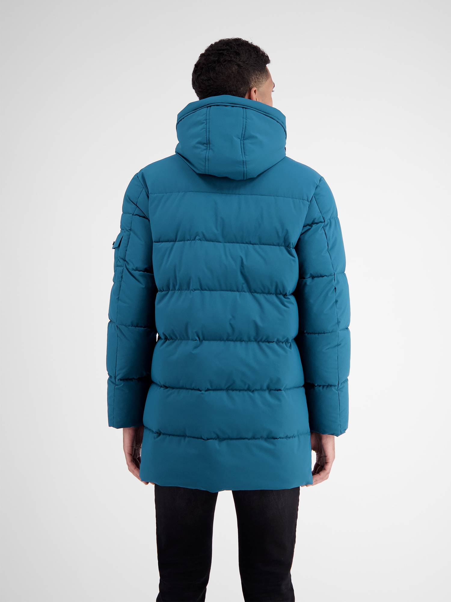 LERROS Steppjacke »LERROS Warm gefütterte Steppjacke mit abnehmbarer Kapuze«, mit Kapuze, Wasser- und windabweisend, atmungsaktiv