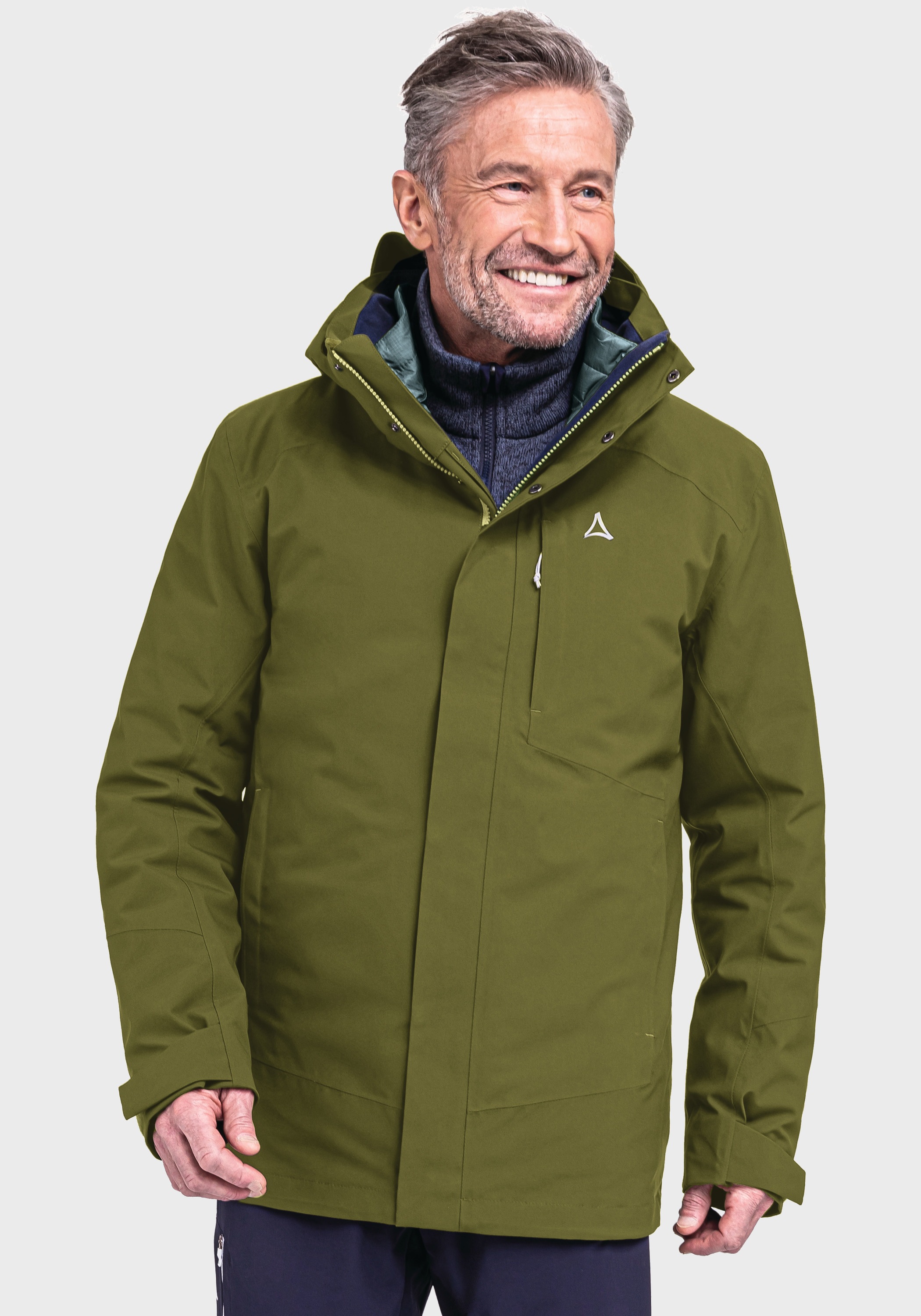 Schöffel Doppeljacke »3in1 Jacket Auerspitz M«, mit Kapuze