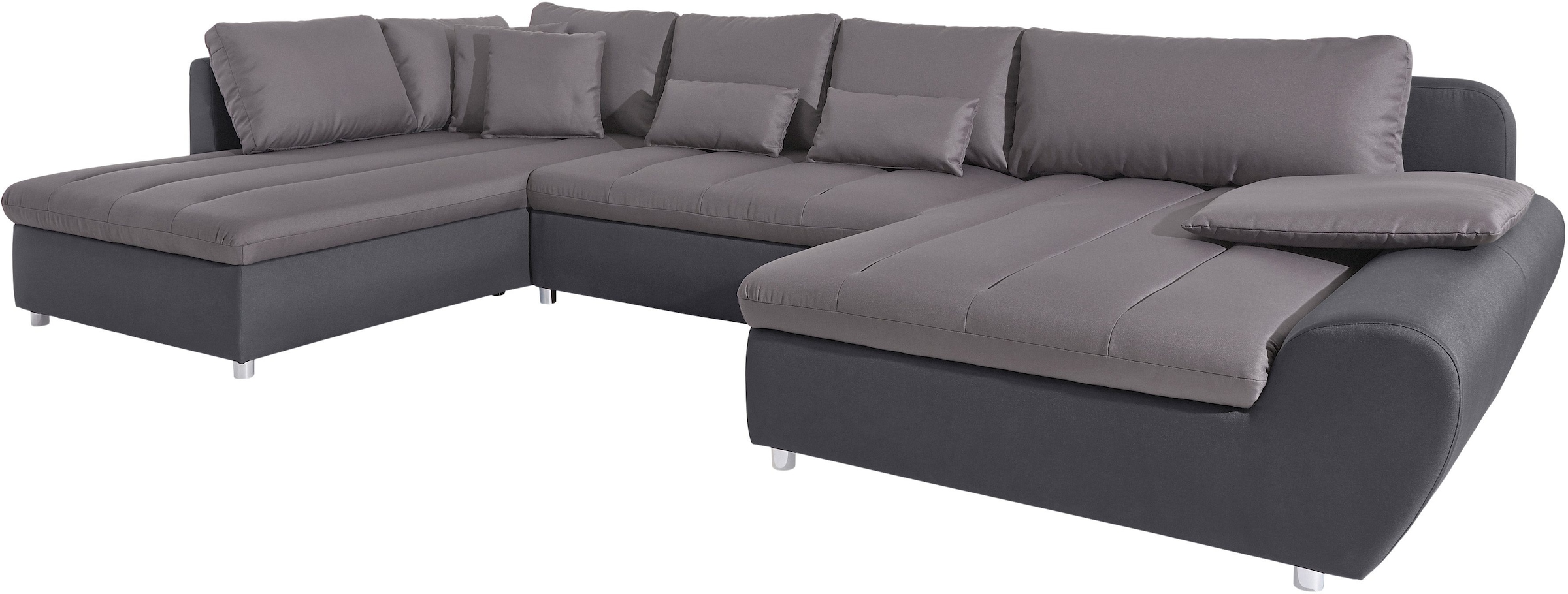 sit&more Wohnlandschaft »Bandos U-Form«, in 2 unterschiedlichen Größen, wahlweise mit Bettfunktion + Bettkasten