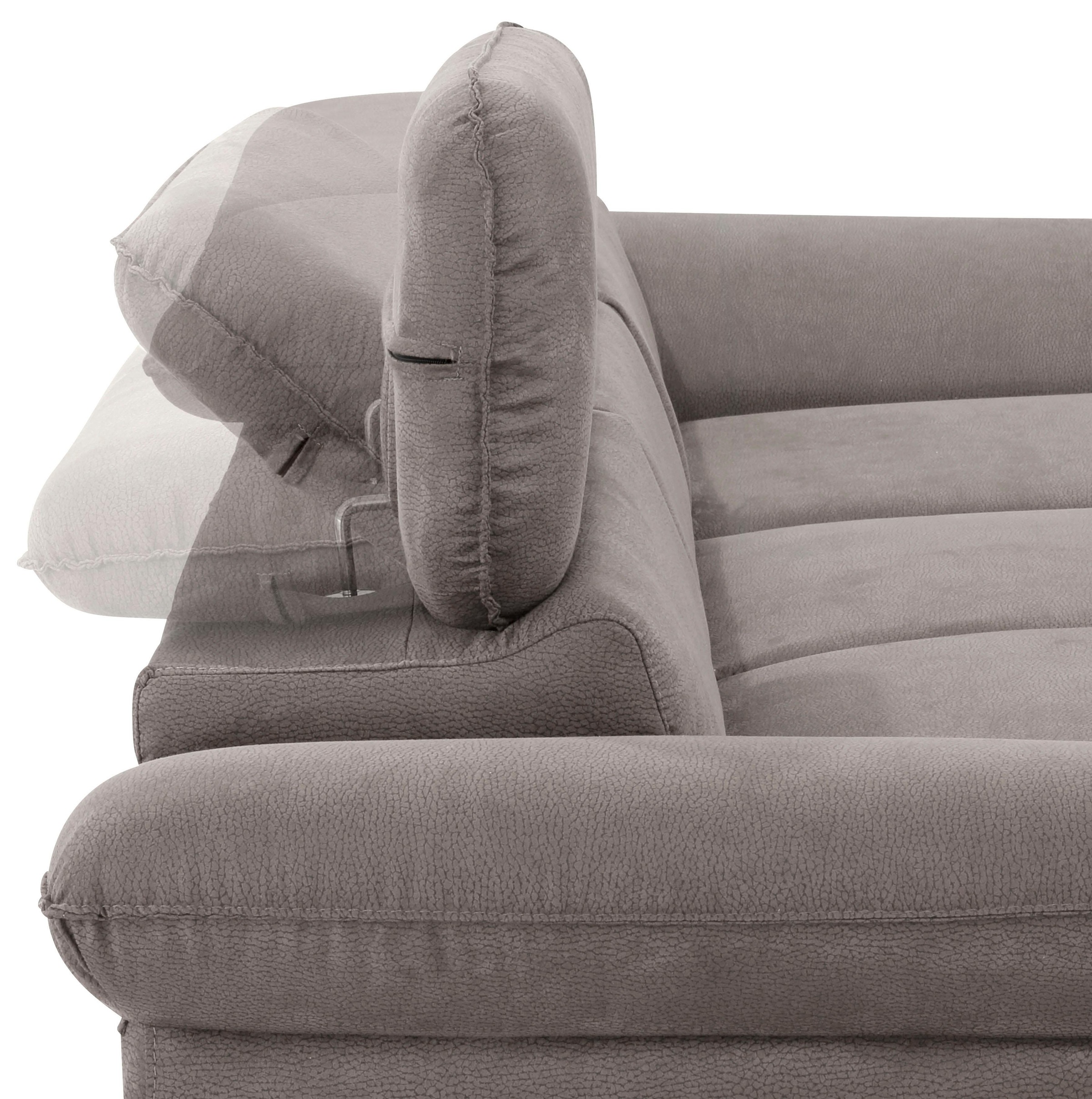 Home affaire Ecksofa »Pilot L-Form«, mit Kopfteilverstellung, wahlweise mit Bettfunktion & Bettkasten