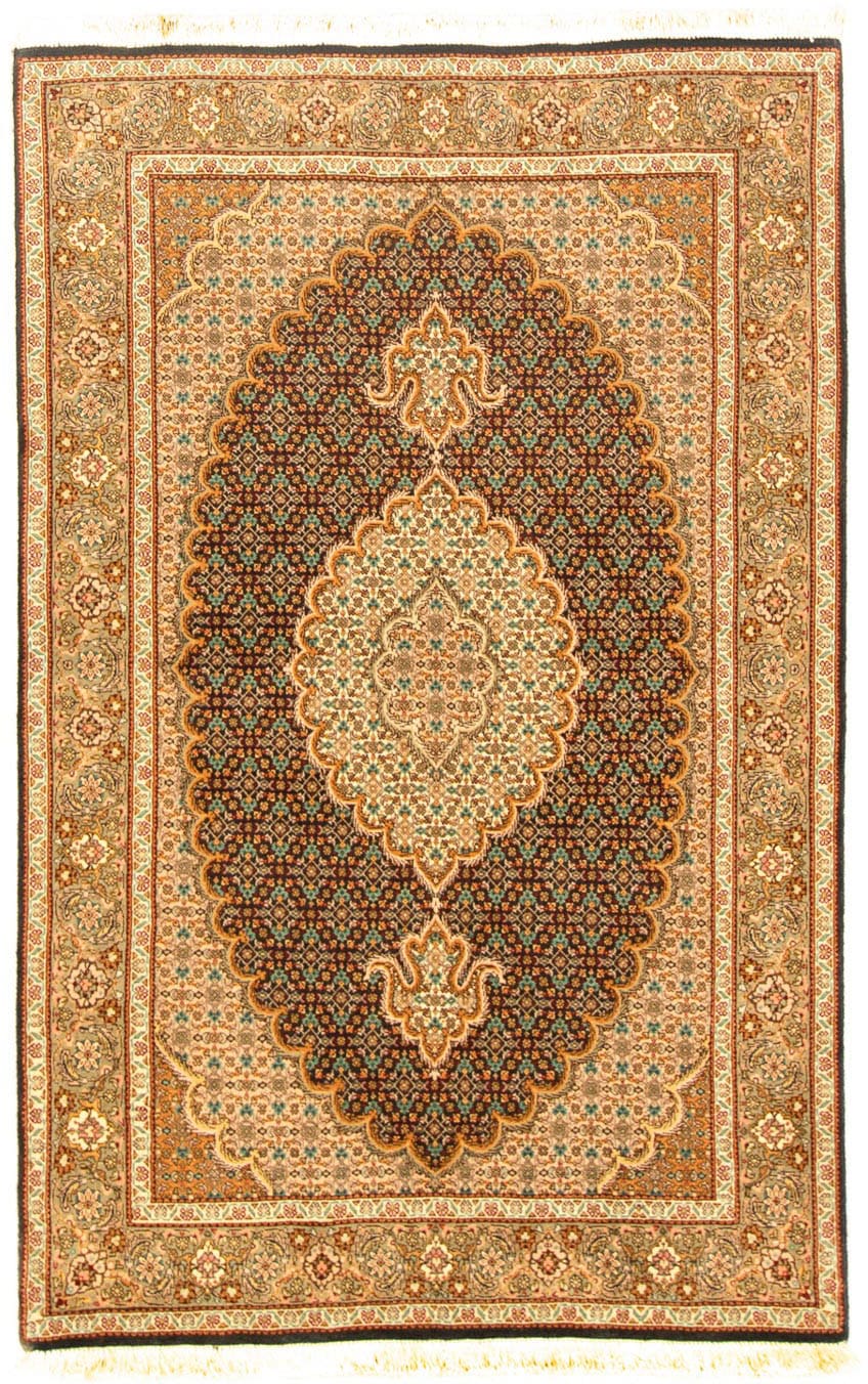 morgenland Orientteppich »Perser - Täbriz - Royal - 155 x 102 cm - dunkelbl günstig online kaufen