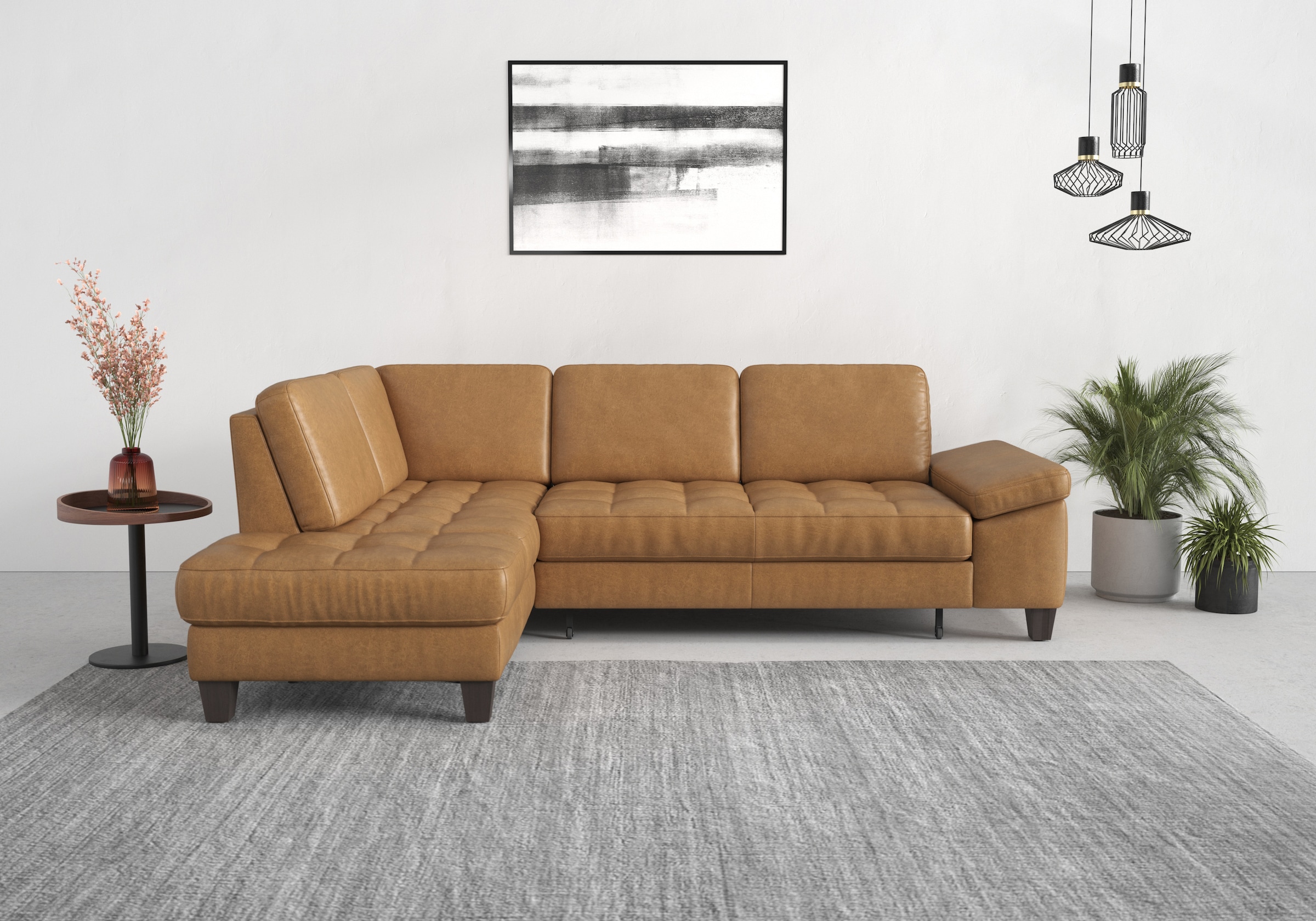 sit&more Ecksofa »Westham L-Form« mit Ottomane, mit oder ohne Bettfunktion, günstig online kaufen